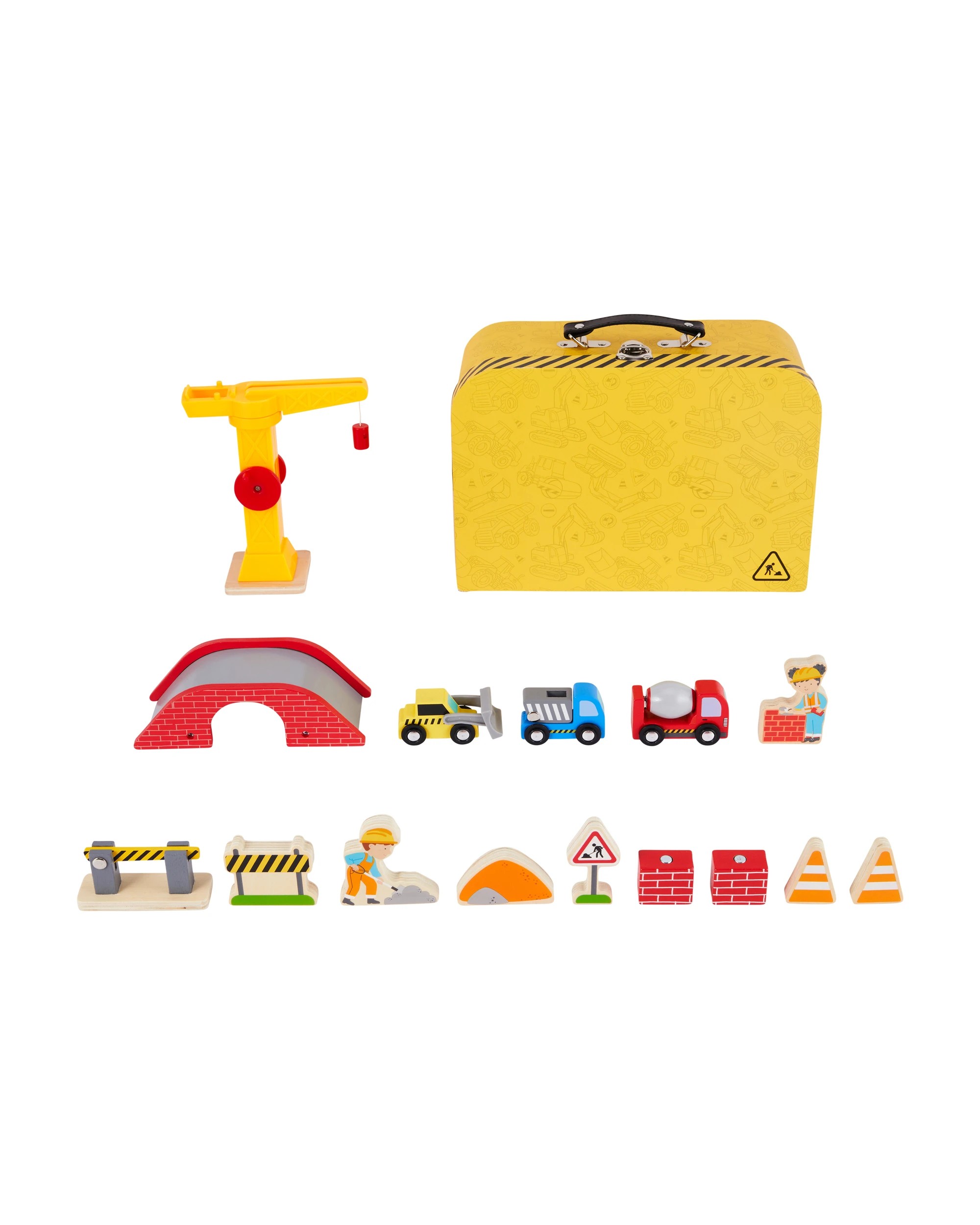 5 16 Piece  Wooden Suitcase Constructions Set, 5 of 8