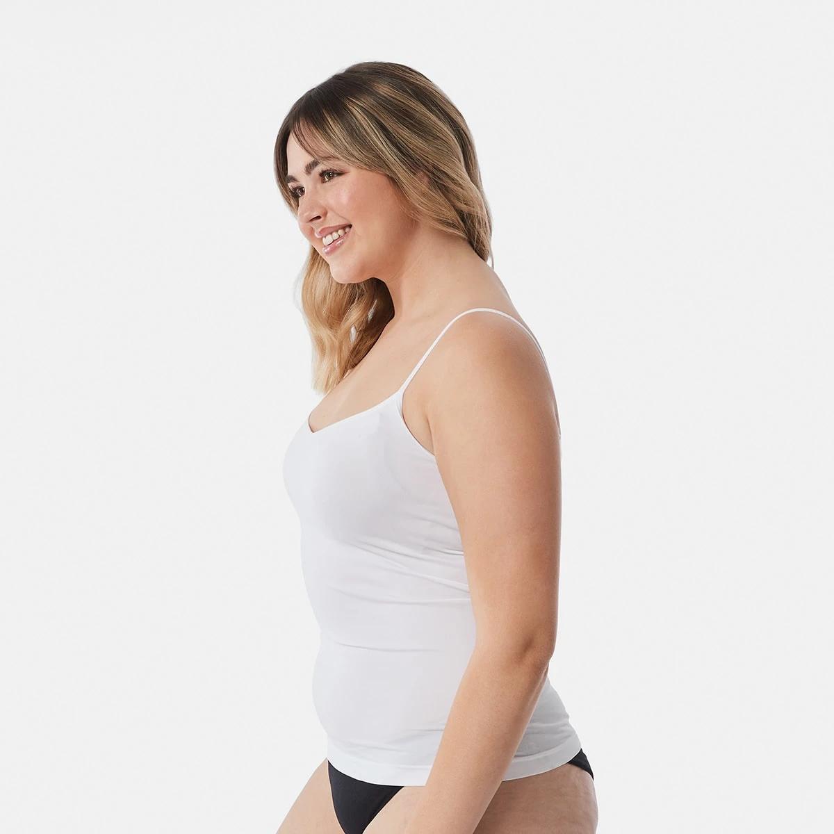 2 Seamfree Cami WHITE, 2 of 5