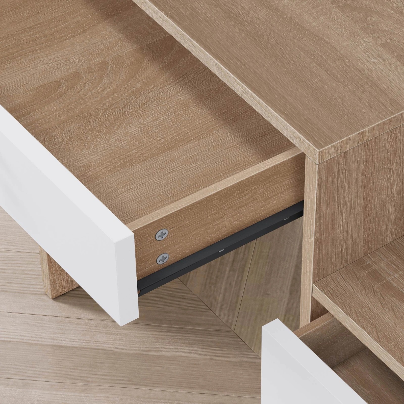 7 Alfordson Dressing Table Stool Makeup Mirror Vanity Desk - Natural, 7 of 10