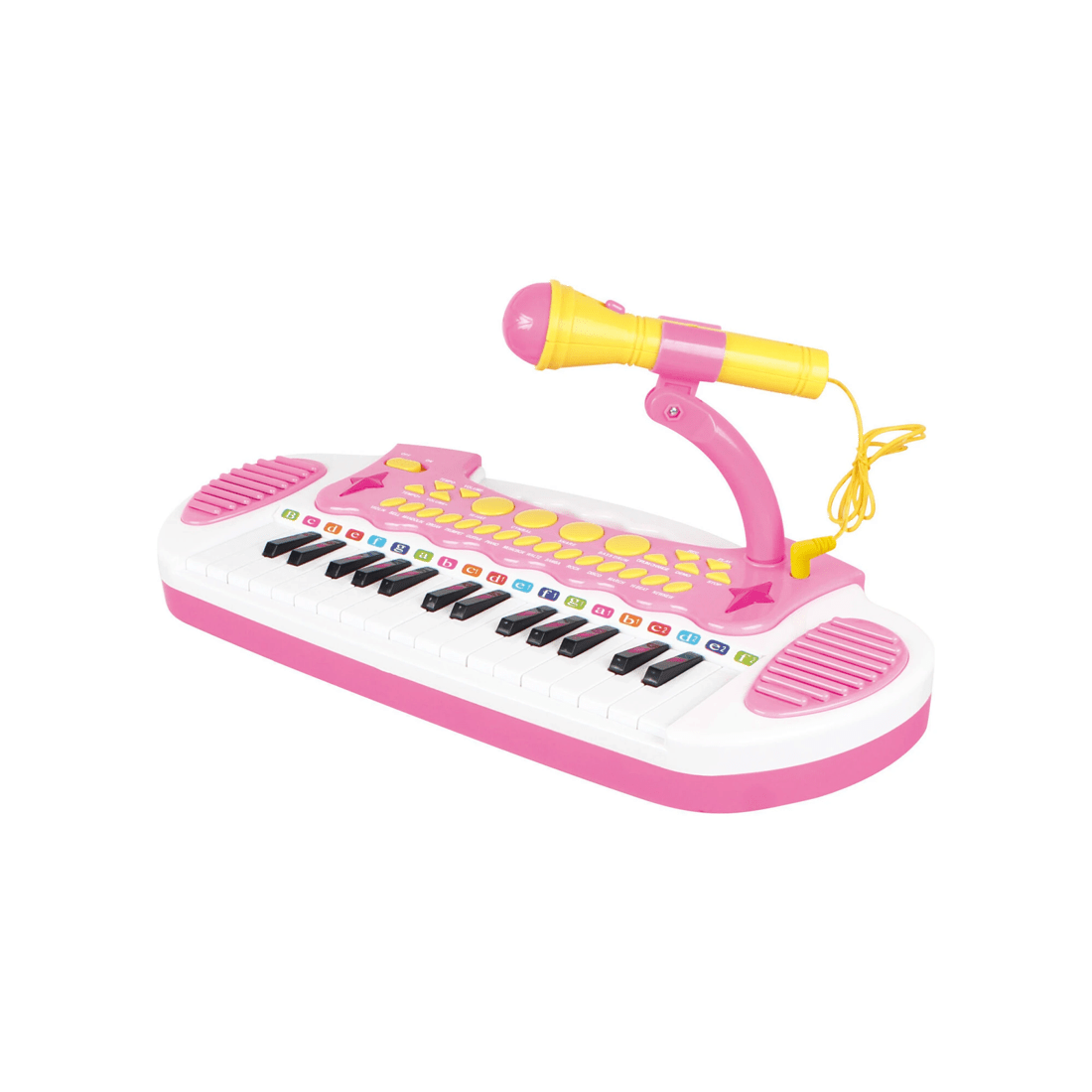 6 Lennox Children's Electronic Keyboard with Stand (Pink) Musical Instrument Toy, 6 of 7