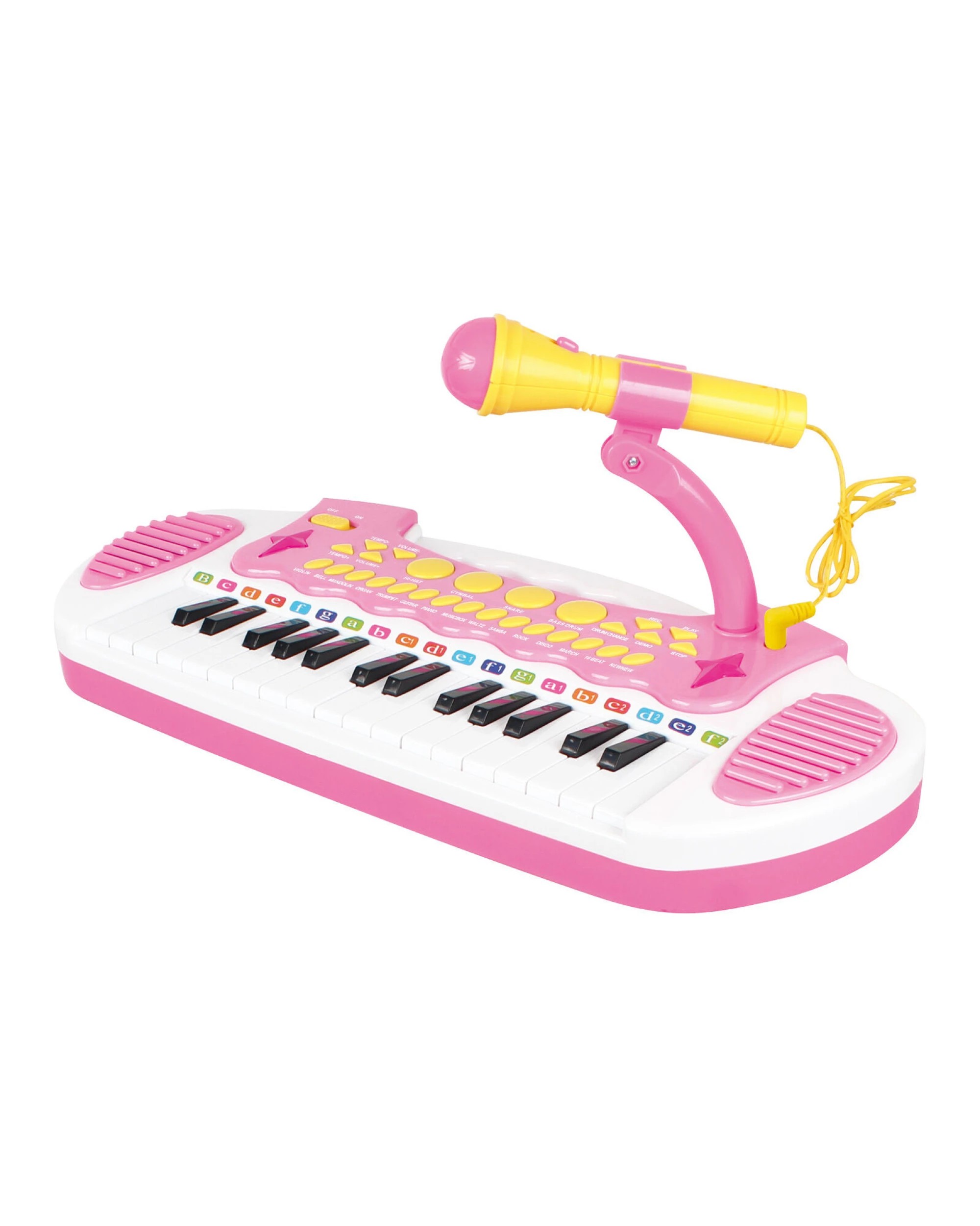 6 Lennox Children's Electronic Keyboard with Stand (Pink) Musical Instrument Toy, 6 of 7