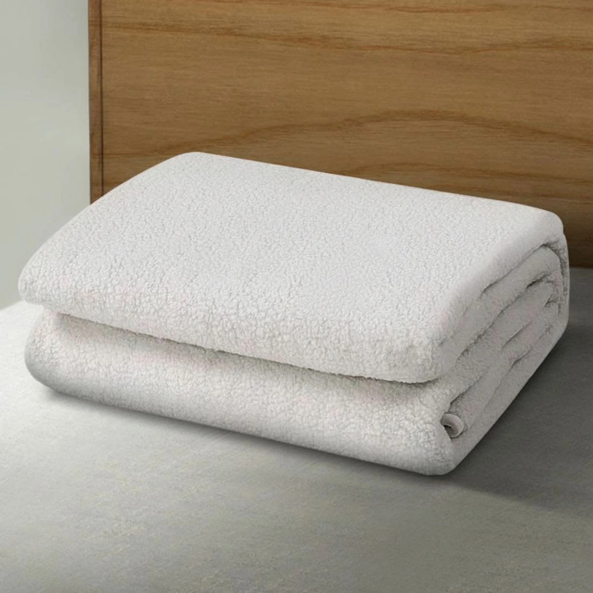 9 Giselle Electric Blanket Fleecy Underlay Single - White, 9 of 9