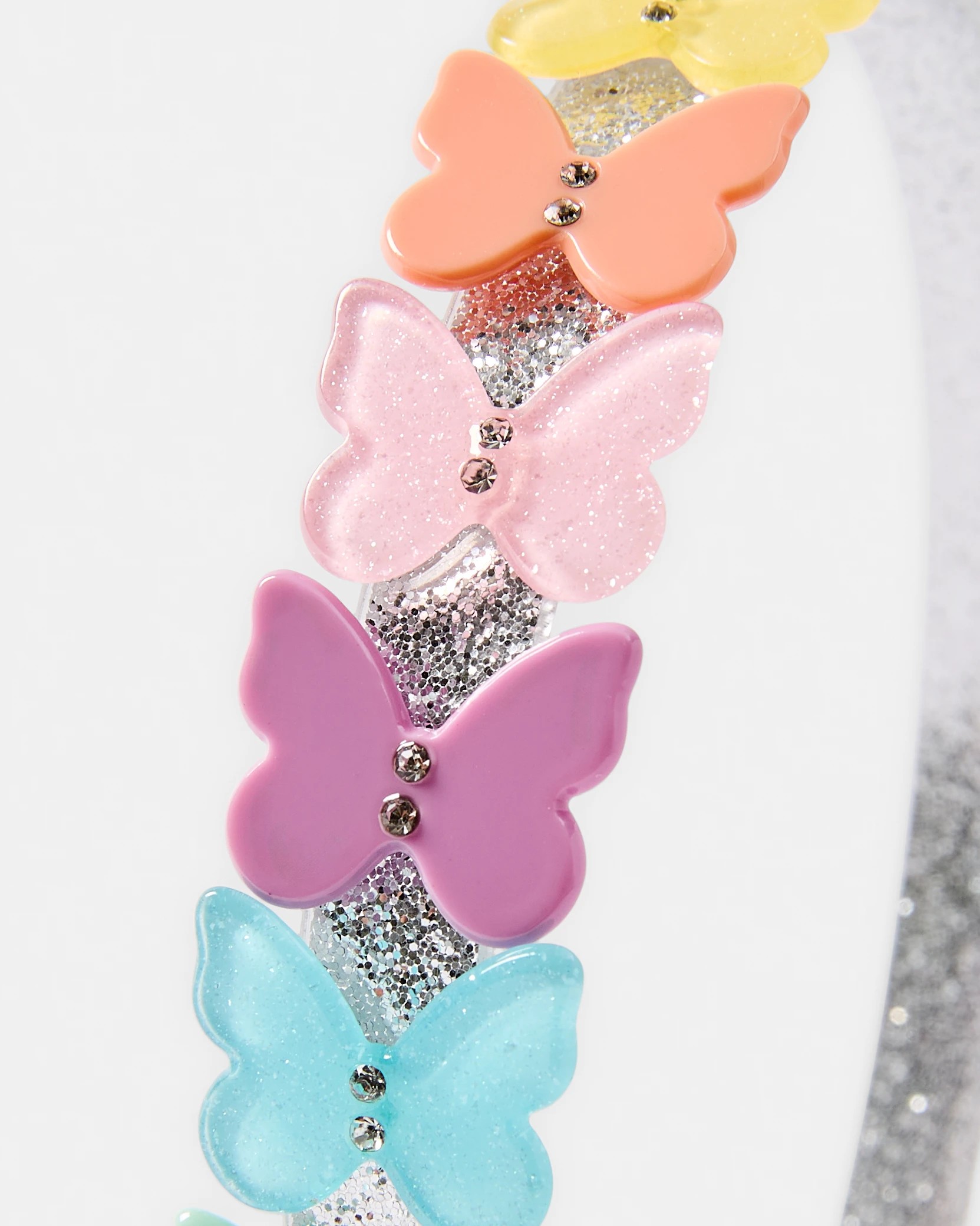 2 Acetate Butterfly Headband, 2 of 4