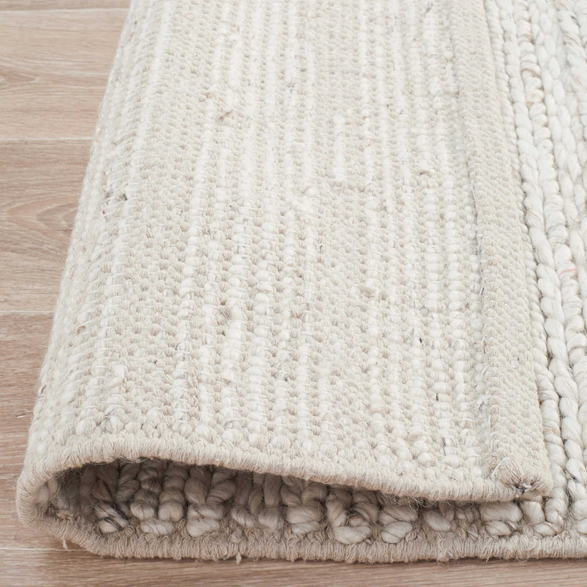 7 Common Ground Rugs Meadow 801 400x300cm - Extra Extra Large Floor Rug - White, 7 of 7