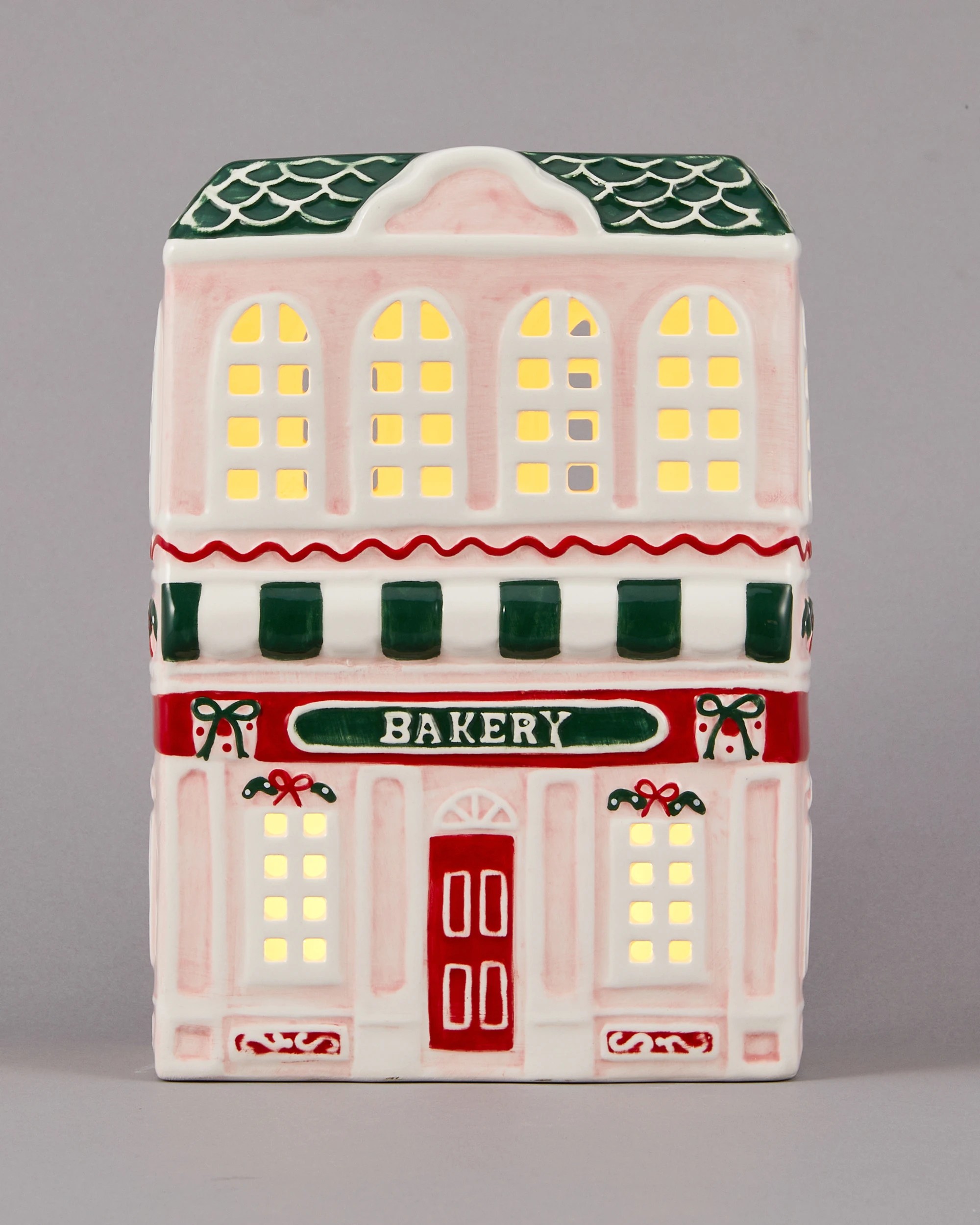 1 Light Up Ceramic Bakery, 1 of 6