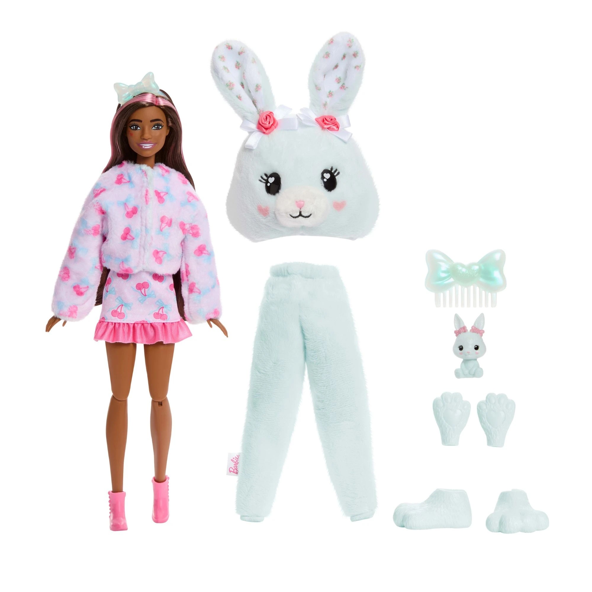 2 Barbie Cutie Reveal Cuddly Series Doll & Accessories - Assorted, 2 of 6