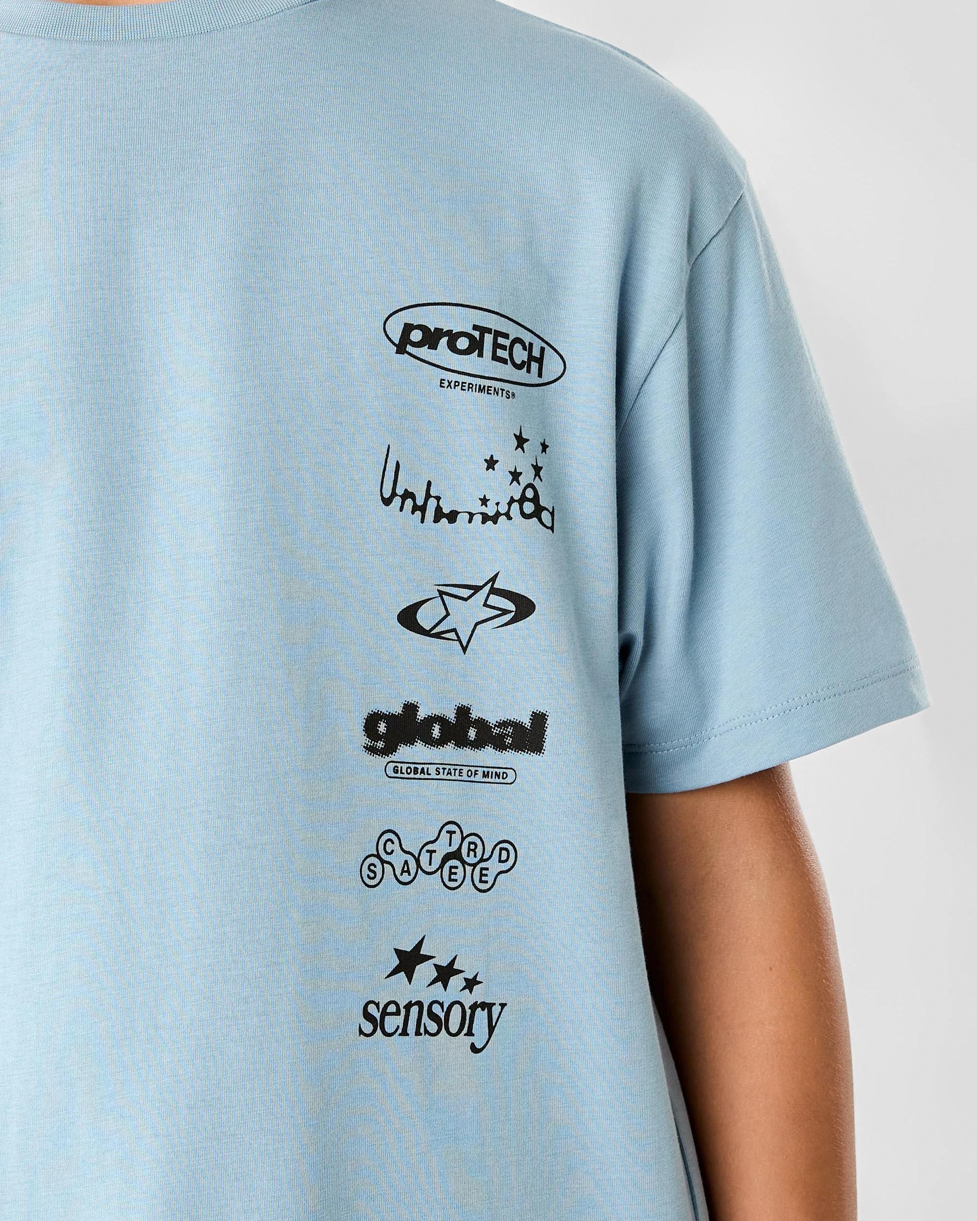 5 Short Sleeve Print T-shirt Blu Urban, 5 of 7