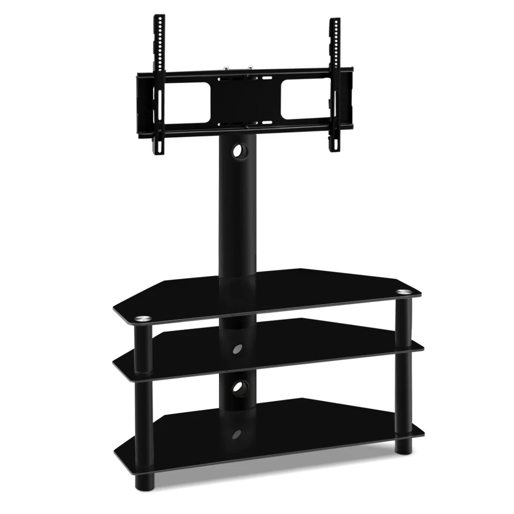 1 Artiss TV Stand Mount Bracket for 32"-60" LED LCD 3 Tiers Storage Floor - Black, 1 of 7