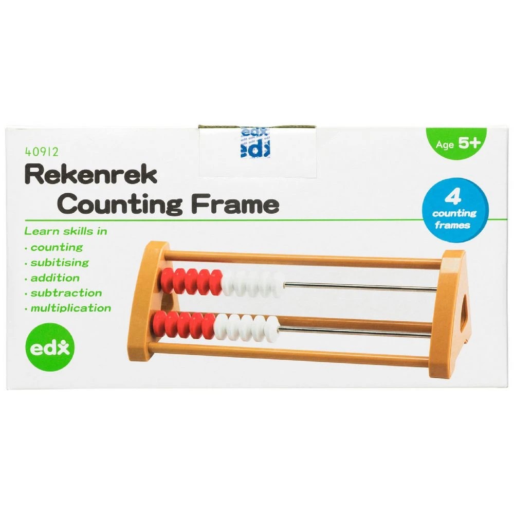 1 EDX Education Rekenrek Counting Frames 4 Pack, 1 of 2
