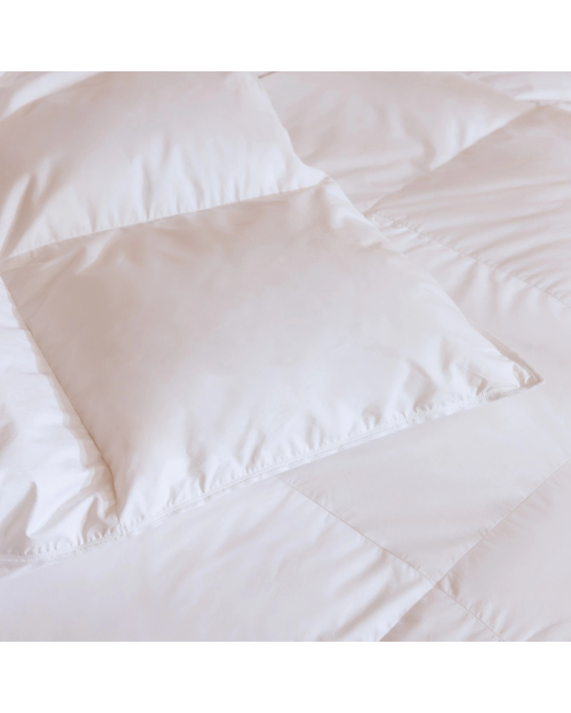 2 Bedding Co. Canadian Goose Down Quilt Soft Winter Warmth - King Bed - White, 2 of 4