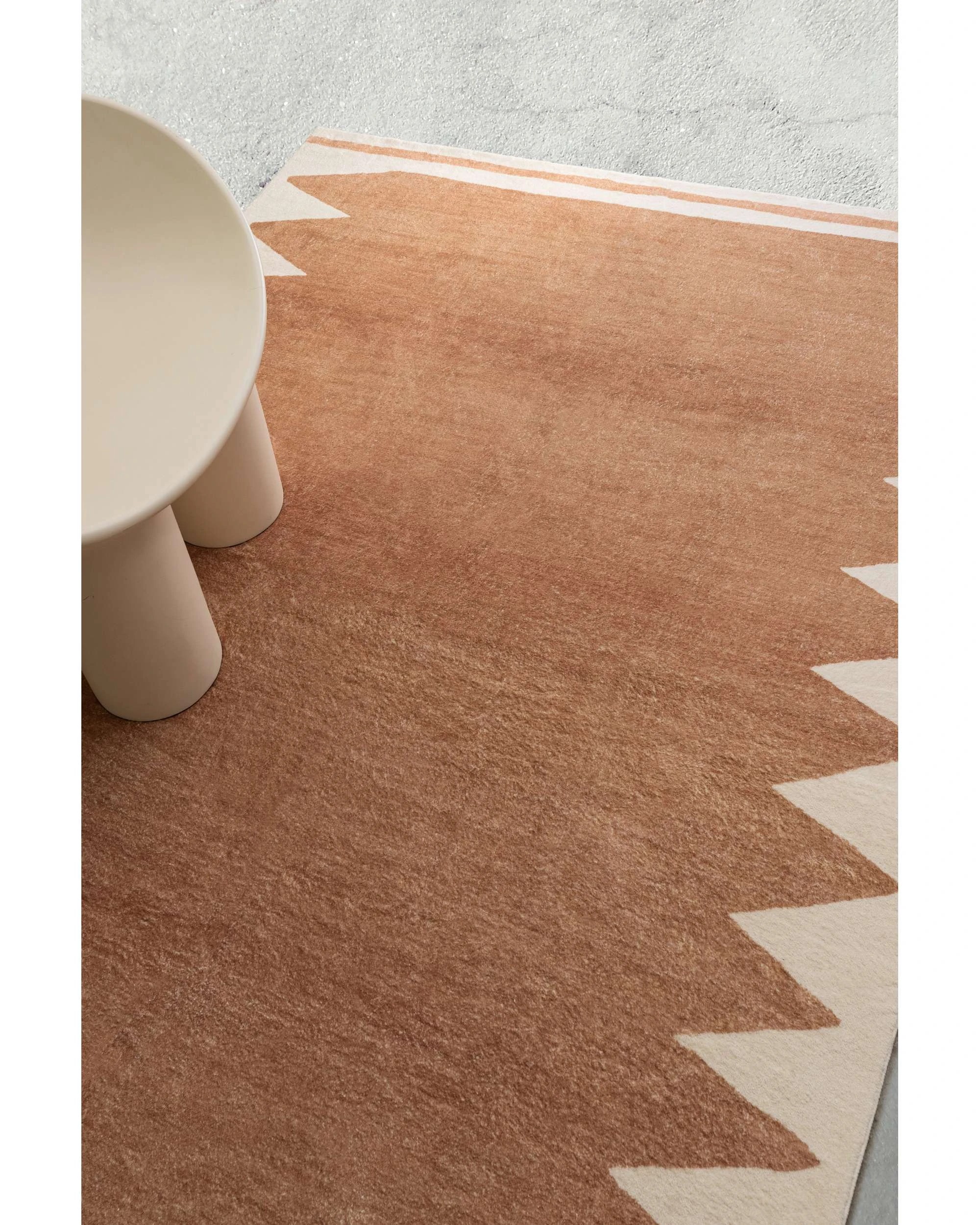 3 Loopsie Astor Printed Washable Rug - Brown, 3 of 8