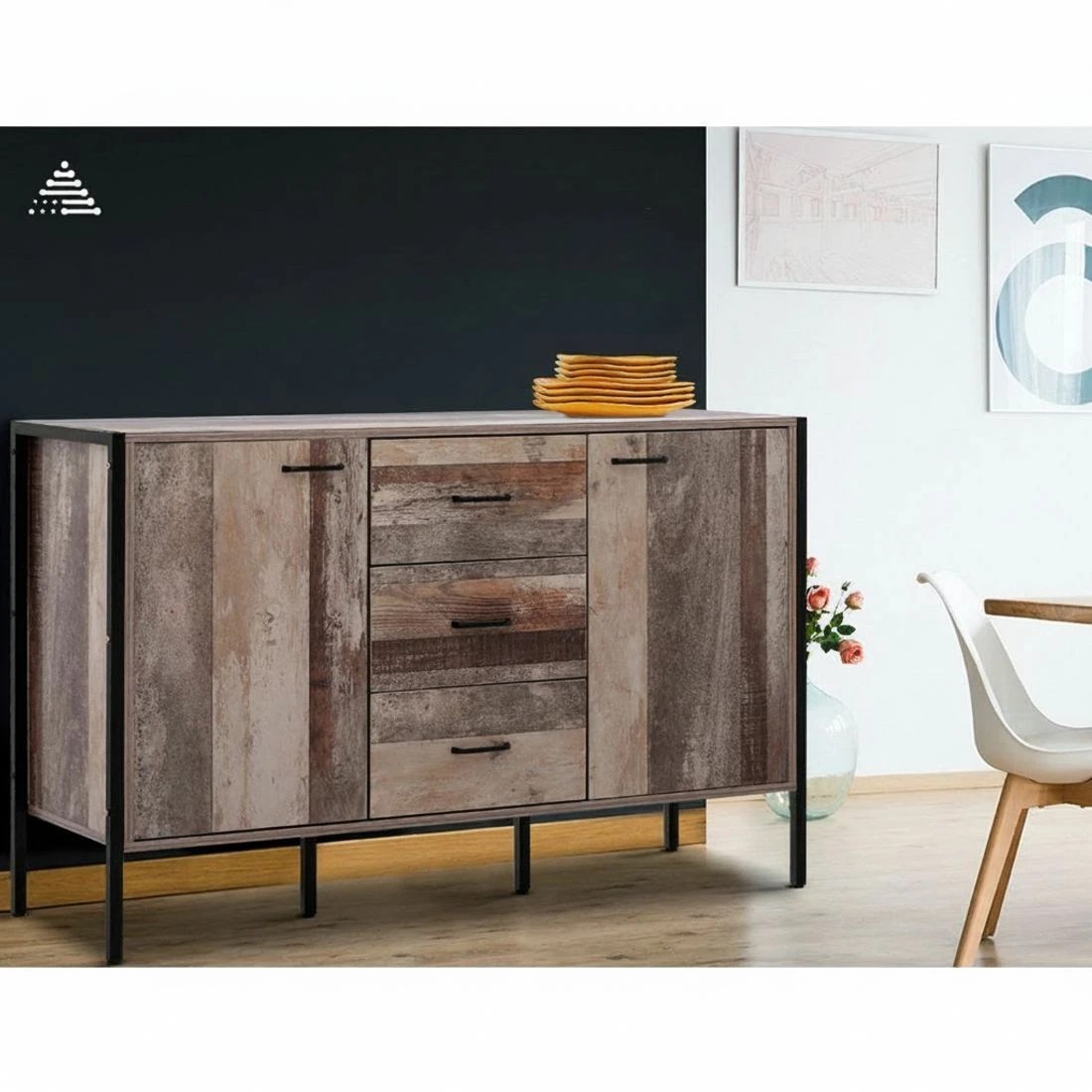 7 Artiss Buffet Sideboard - Brown, 7 of 8