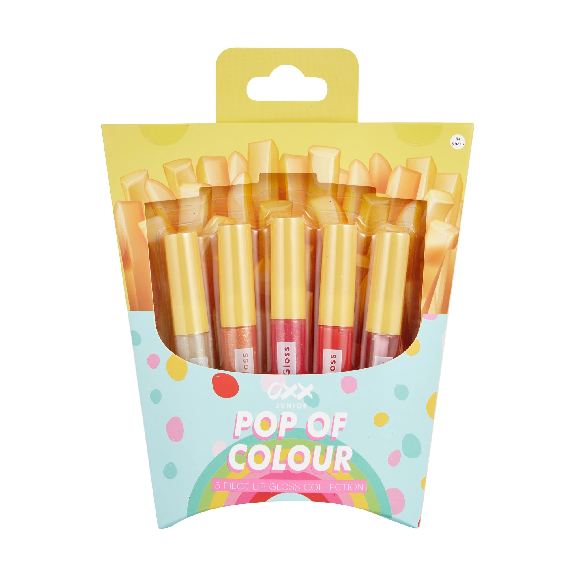 1 OXX Junior 5 Piece Lip Gloss Collection - Pop of Colour, 1 of 5