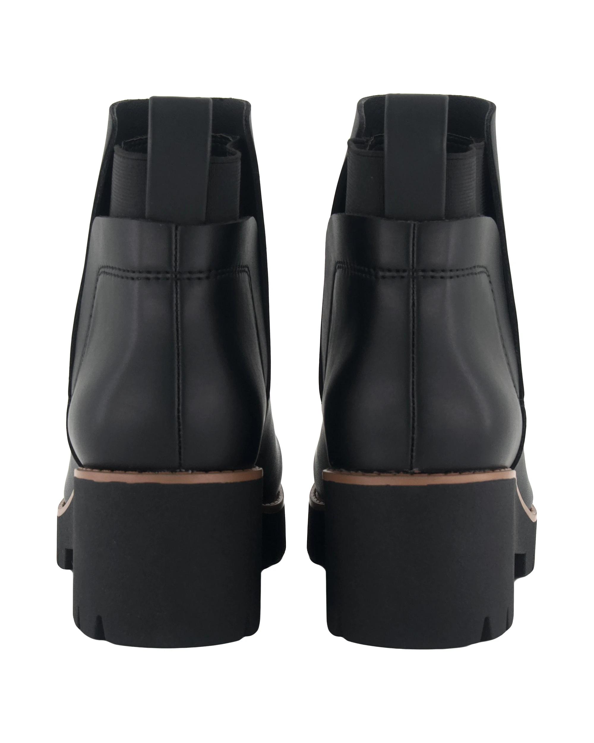 5 Gusset High Heel Boots Black, 5 of 5