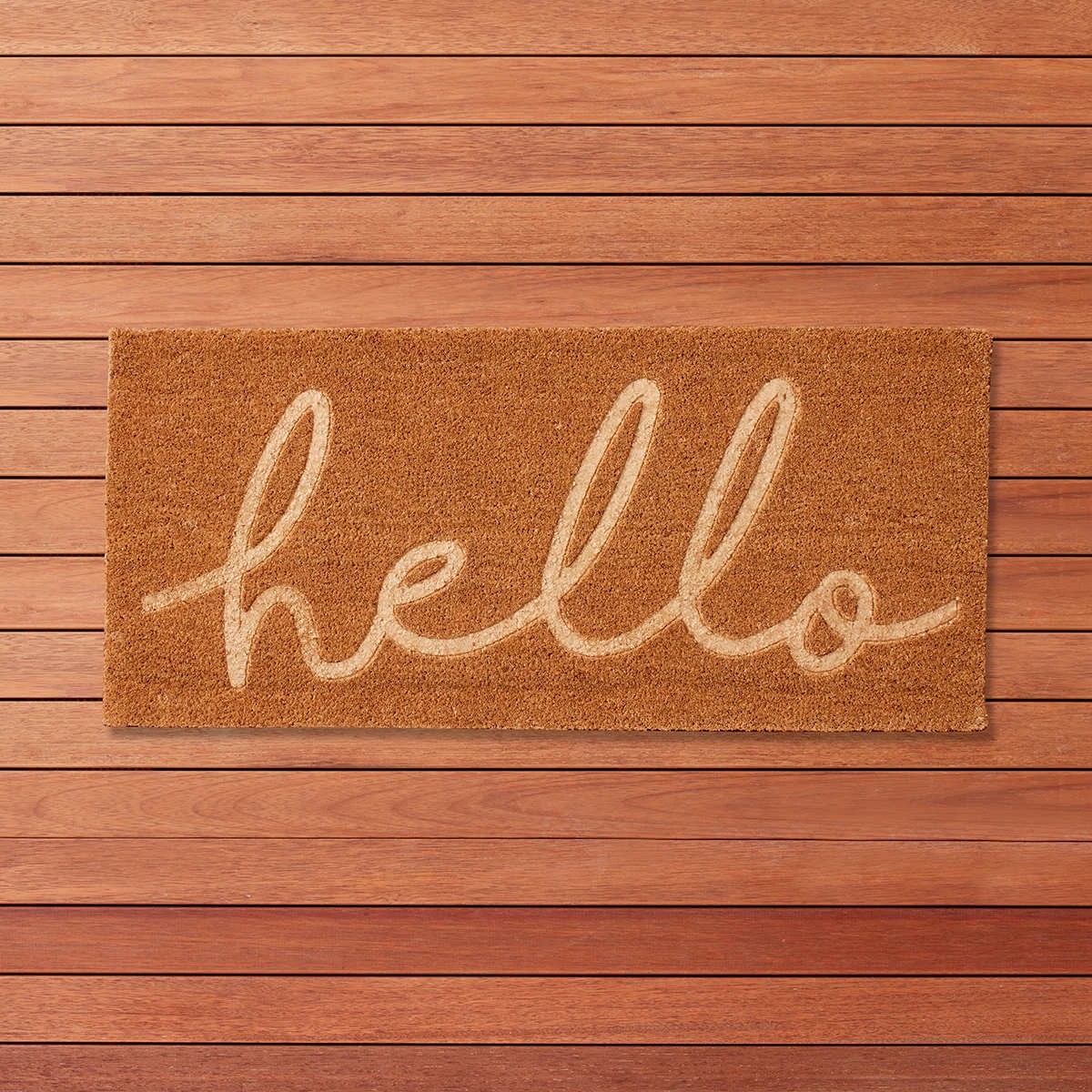 3 Hello Debossed Doormat - 100cm x 45cm, 3 of 5