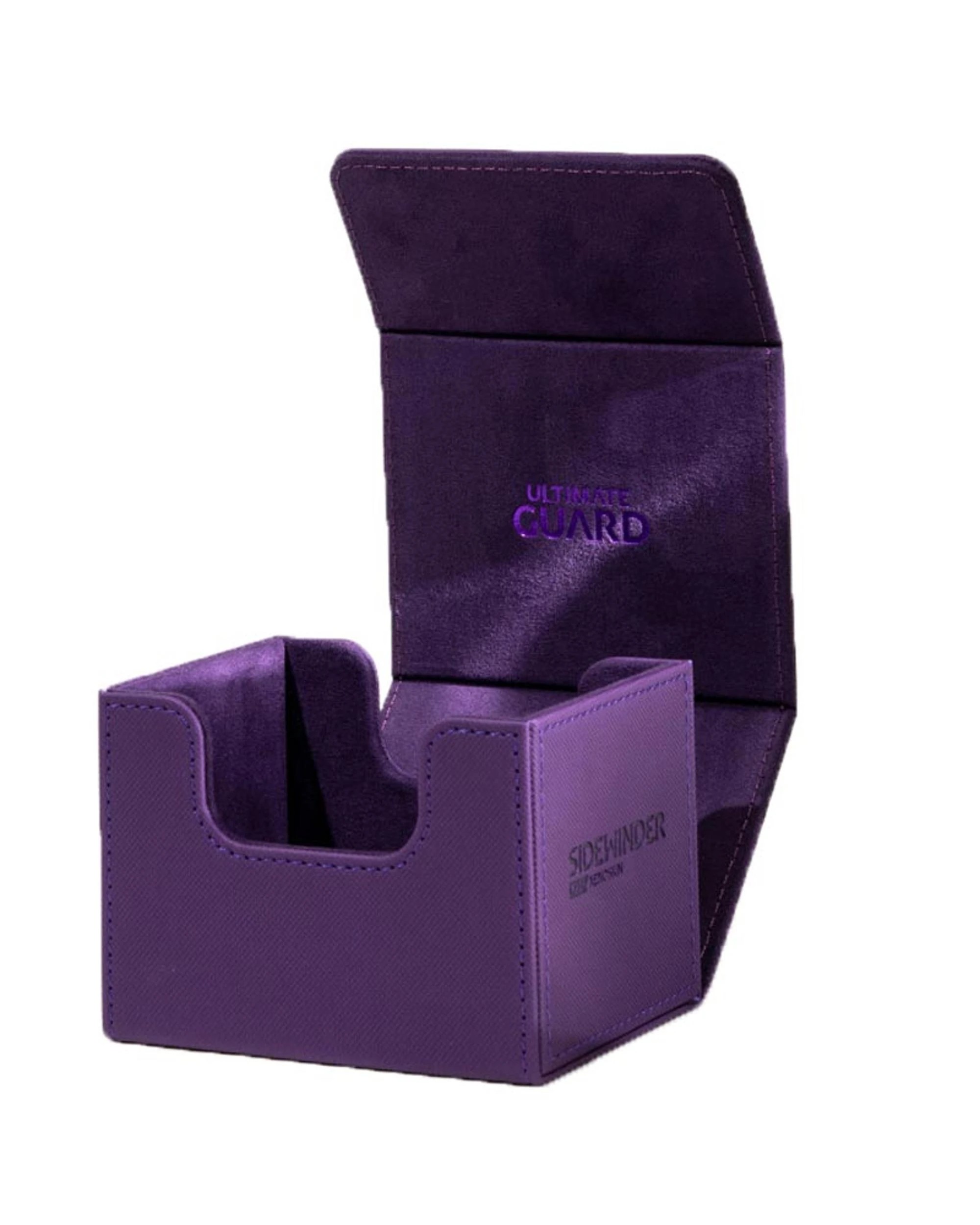 2 Ultimate Guard Sidewinder 100+ Xenoskin Monocolor Deck Box - Purple, 2 of 6