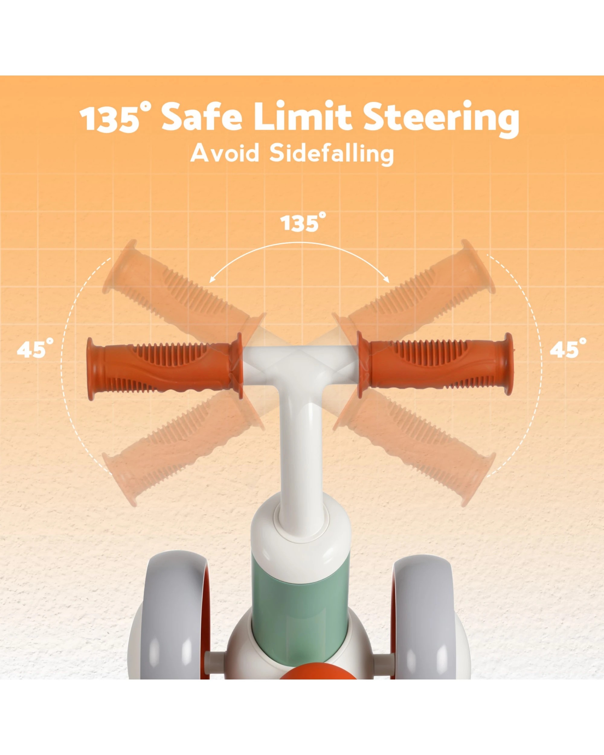 8 Advwin Baby Balance Bike w/Colorful Lighting Wheels Toddler No Pedal Push Bicycle Ride on Toy for 12-36 Month Green, 8 of 10