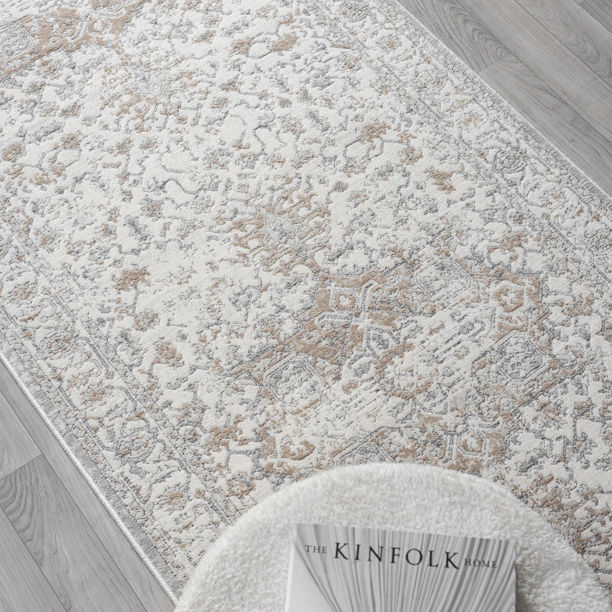 4 La Grace Home Adriano Soft Pile Premium Runner - 80x150cm - Frost, 4 of 10