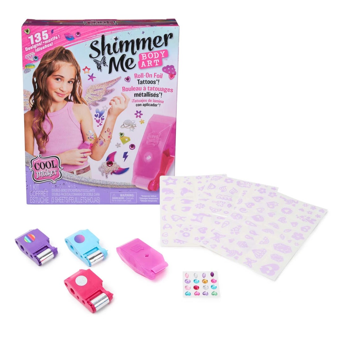 1 Cool Maker Shimmer Me Body Art, 1 of 10