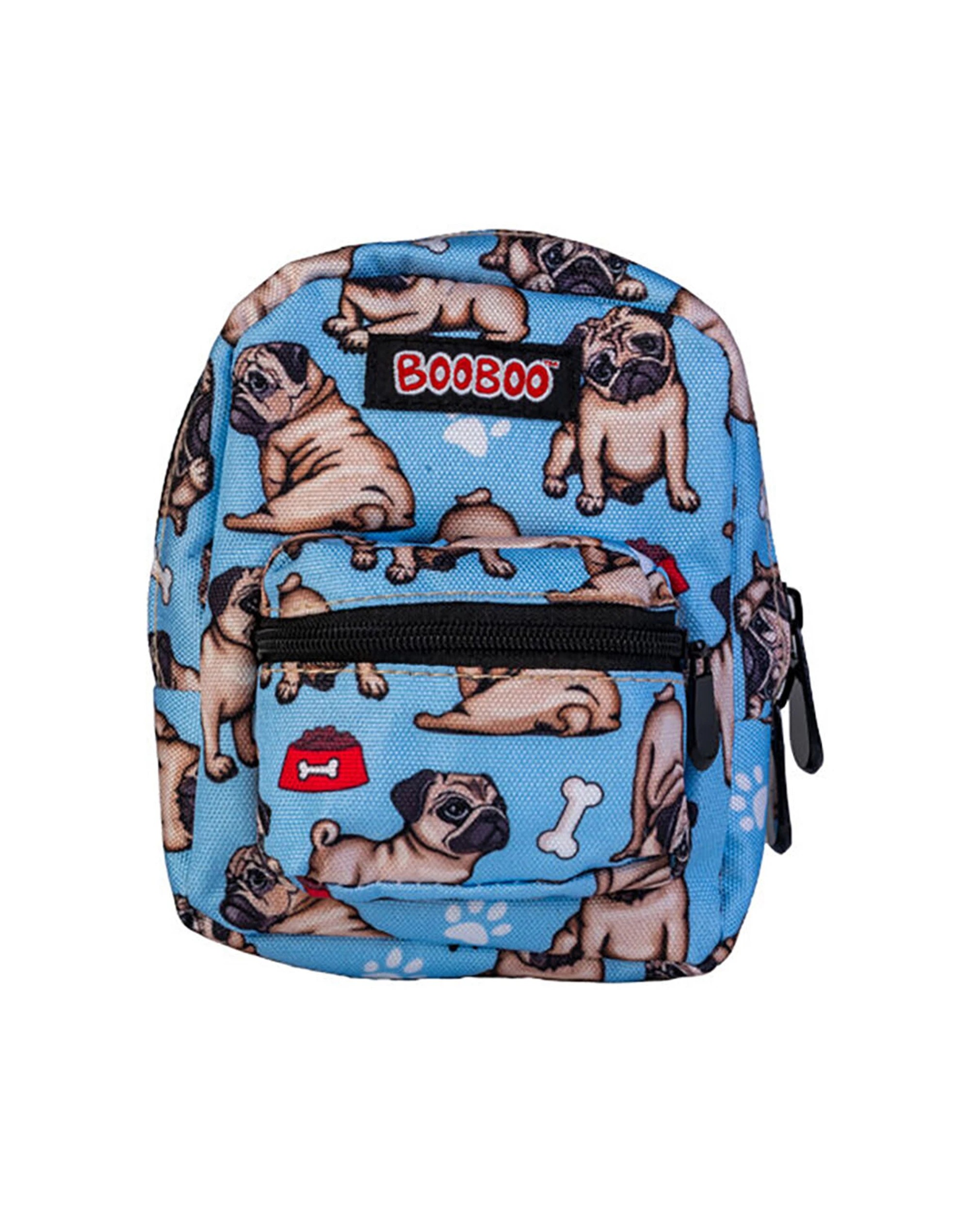 1 MDI BooBoo Kid's Furever Pets Backpack Mini's Pug V2 Mini Bag 11x15cm 3y+ - Blue, 1 of 4