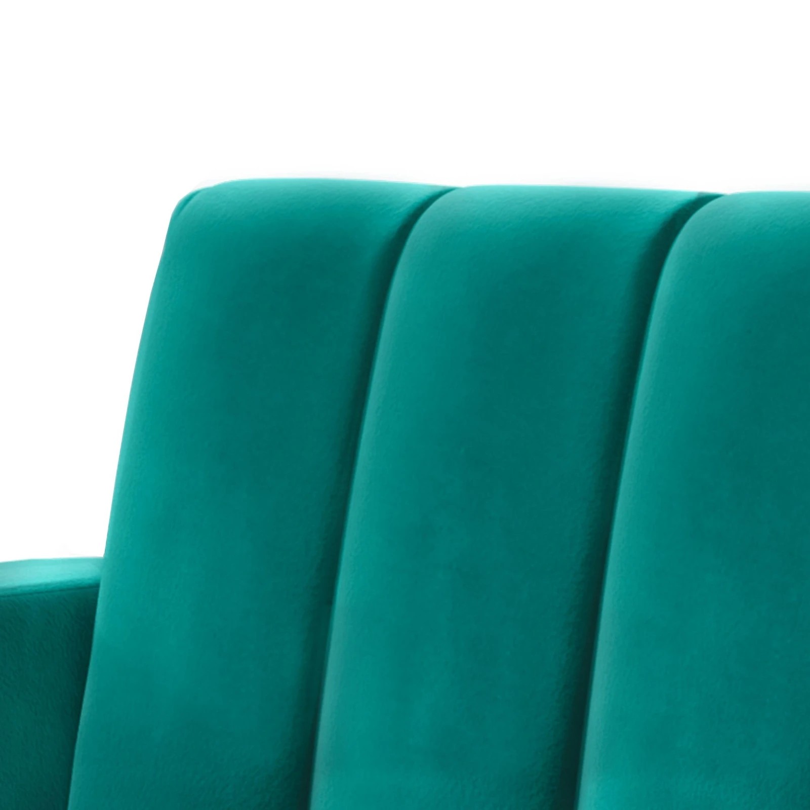 7 Alfordson Sofa Bed Futon Couch Lounge 3 Seater Convertible Velvet - Green, 7 of 10