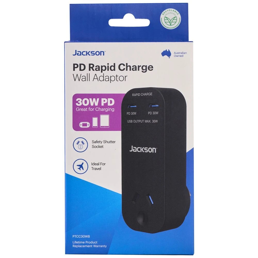 4 Jackson Rapid Charge 30W USB-C Wall Adapter, 4 of 4