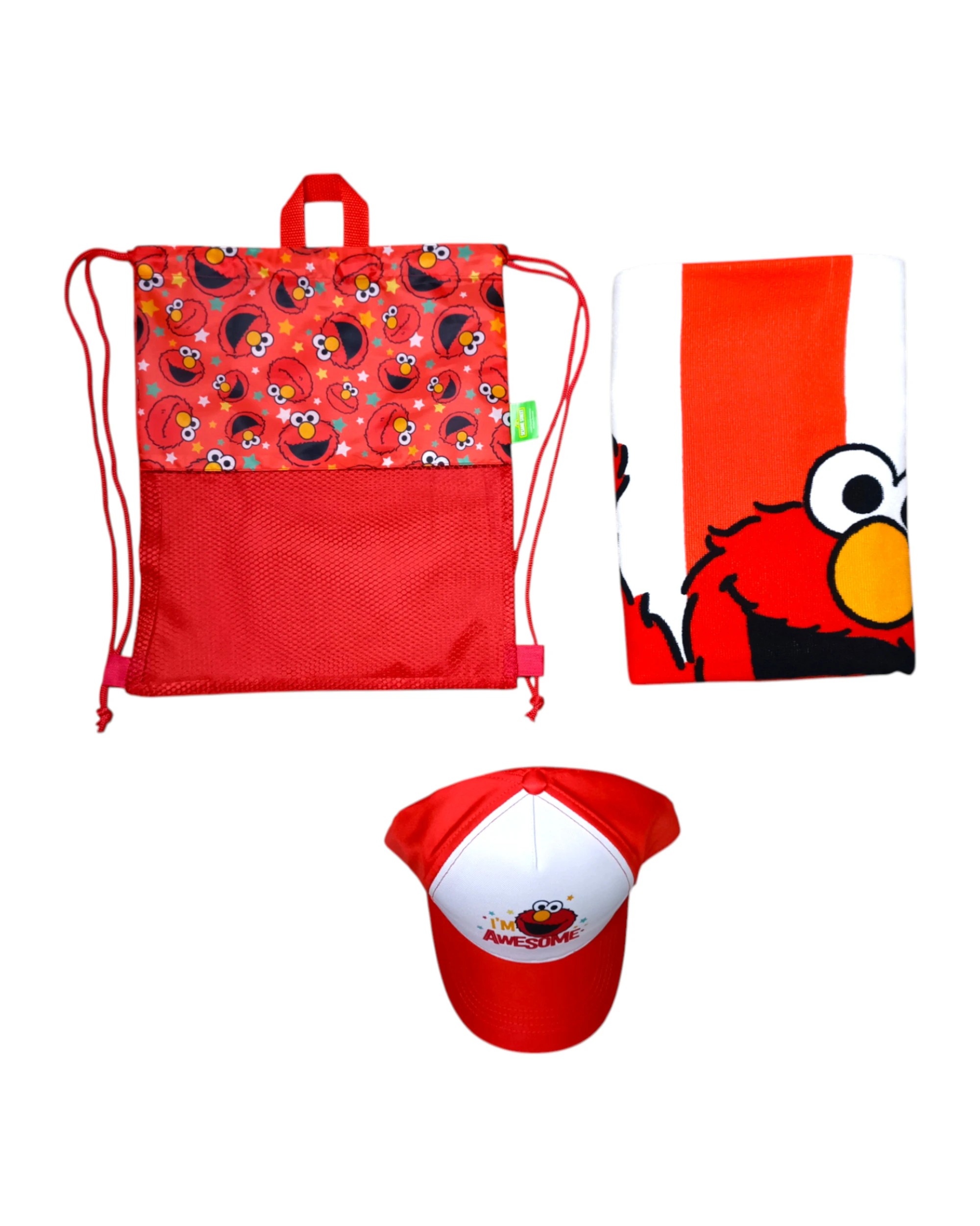 1 Sesame Street Elmo Cap Beach Set, 1 of 4