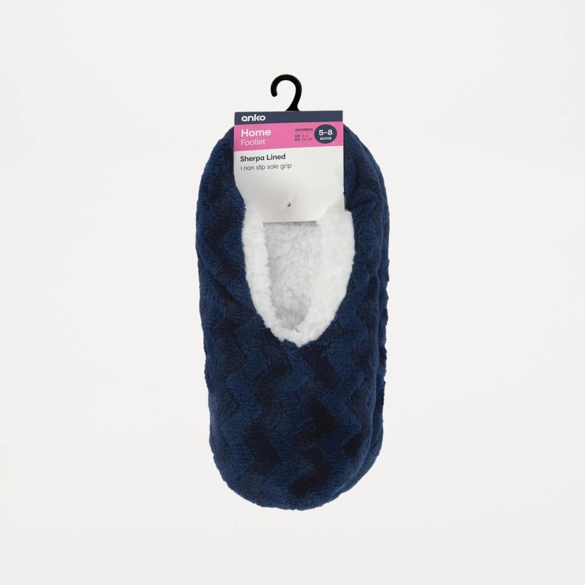 3 Plush Footlets Midnight, 3 of 3