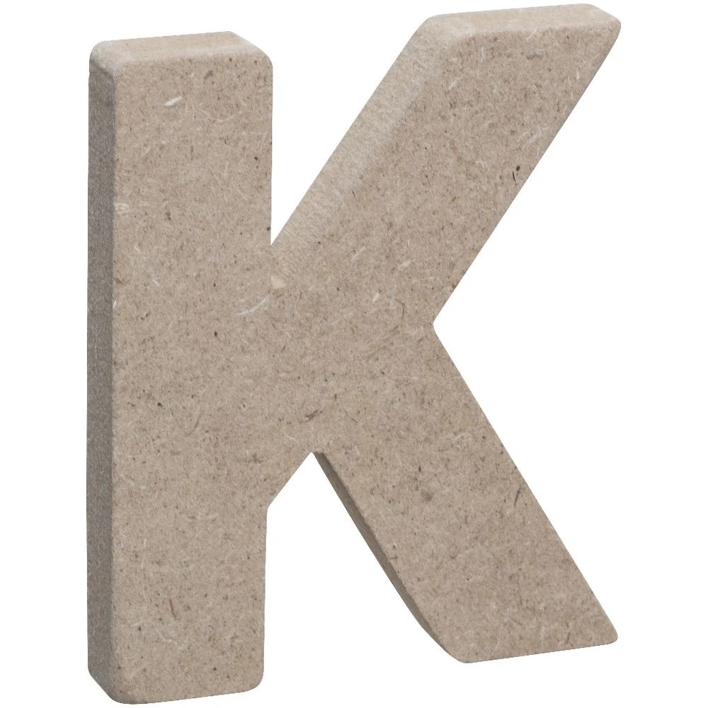 3 Born Wooden Alphabet Letter K 10cm, 3 of 3