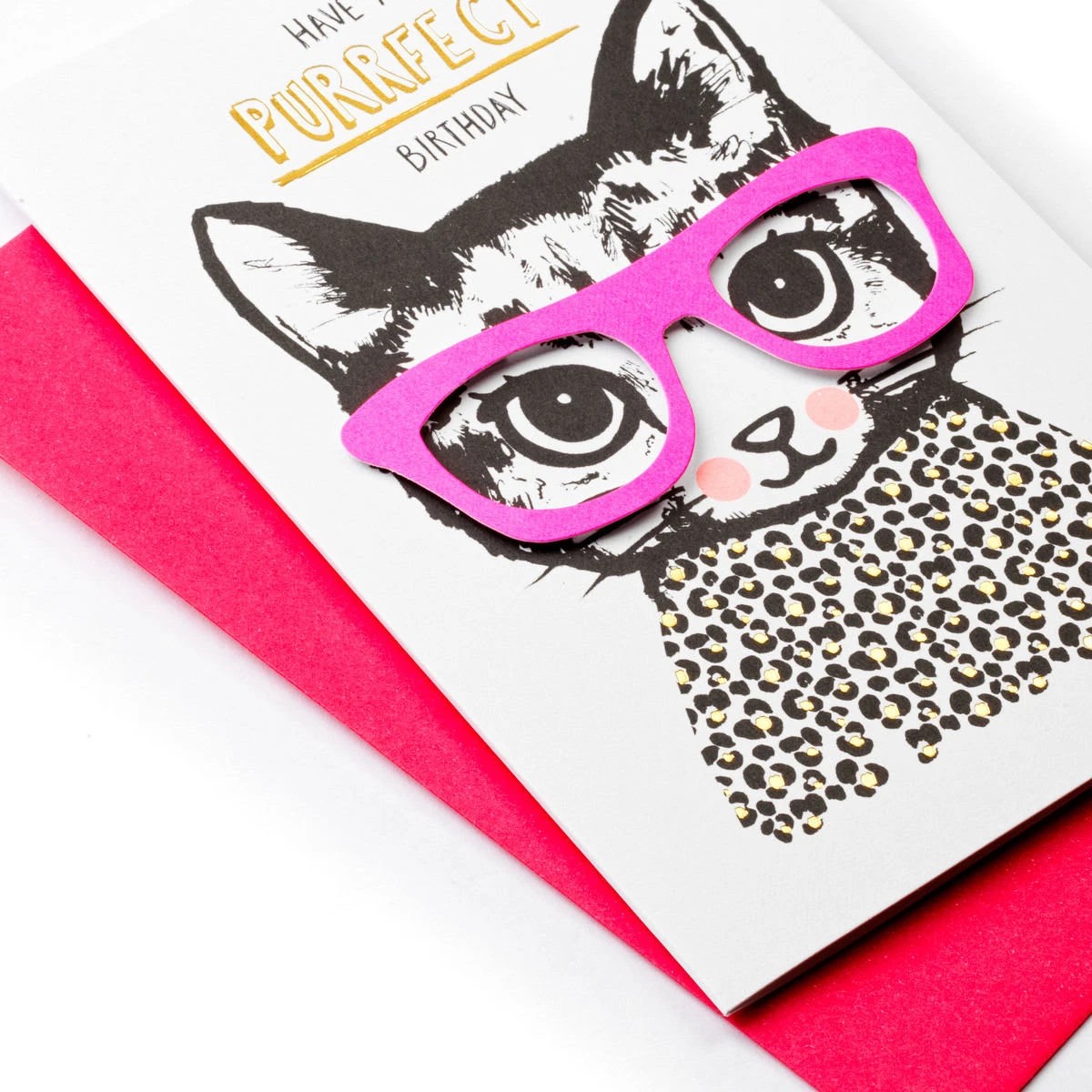 3 Hallmark Purrfect Birthday Card, 3 of 3