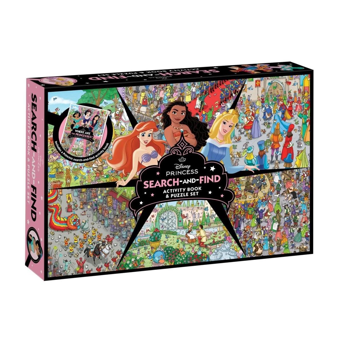 1 Disney Princess Search and Find Activity Book and Puzzle Set - Book, 1 of 2
