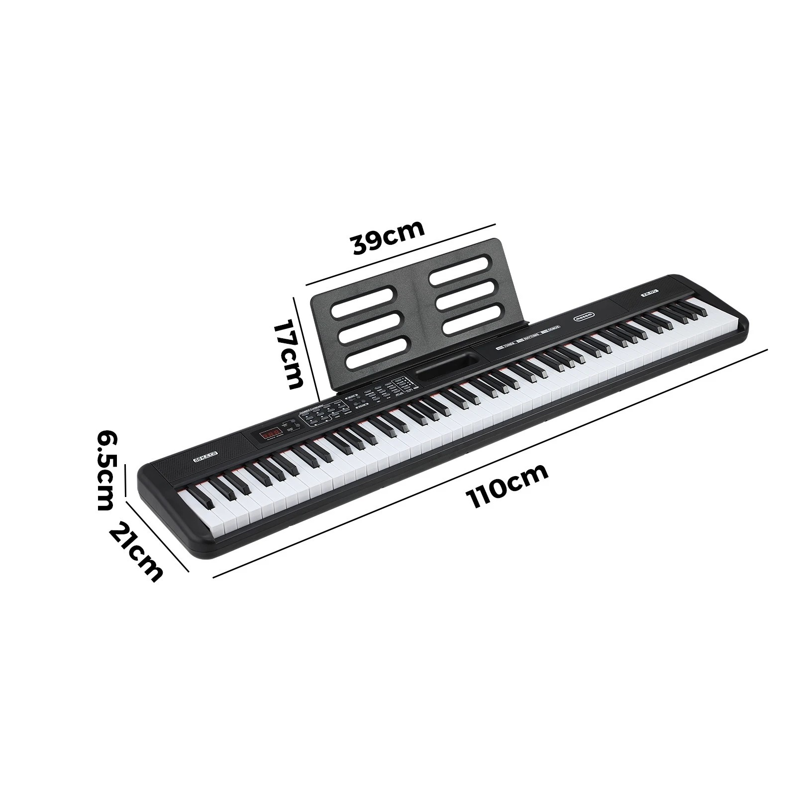 2 Mazam 88 Keys Electronic Piano Keyboard Lighted with Carry Bag - Black, 2 of 10