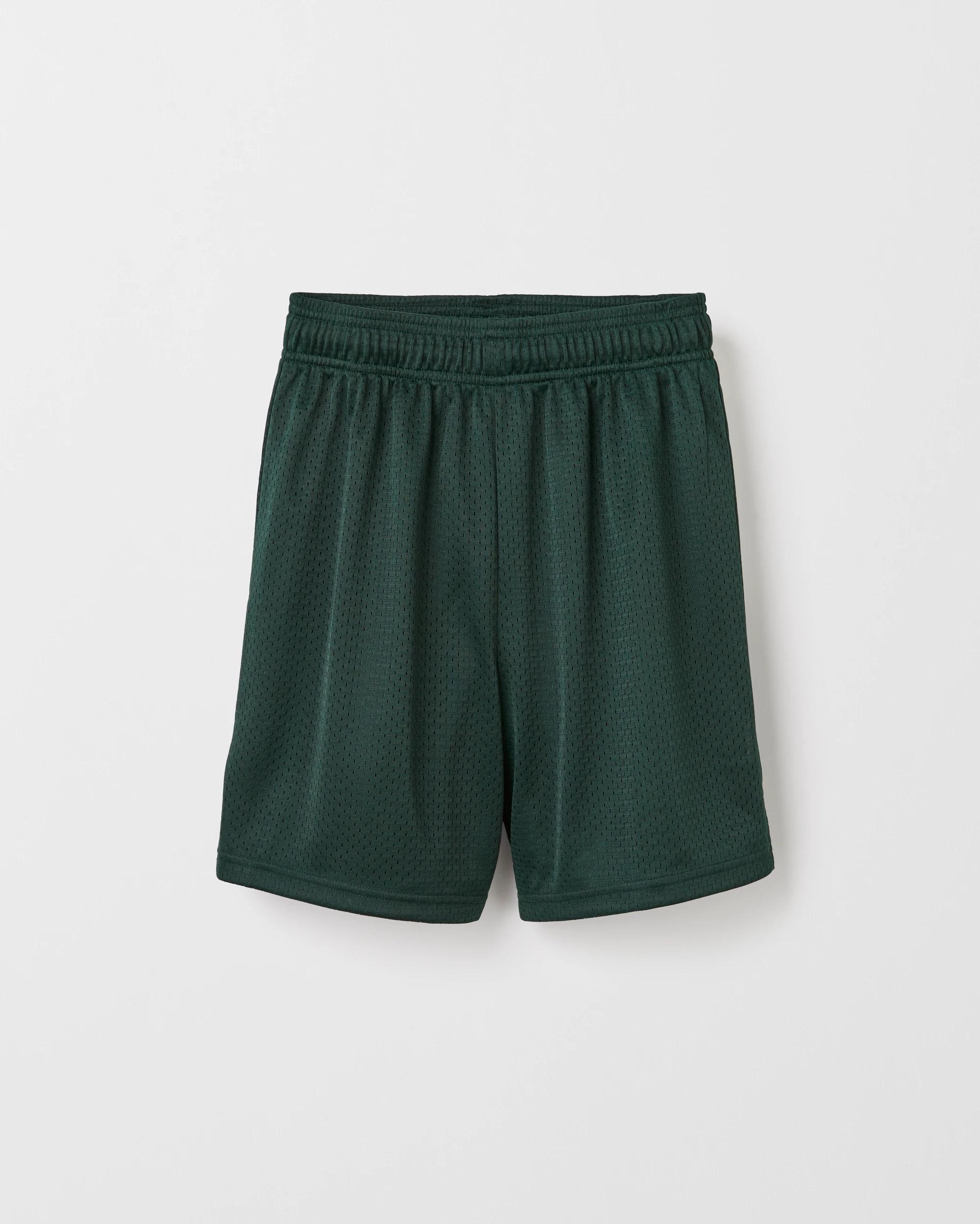 2 Target Kids School 2 Pack Basketball Mesh Shorts BOTTLE GREEN, 2 of 3