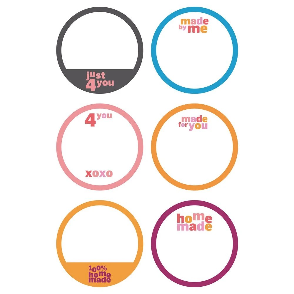 3 Avery 6UP Multi Use Storage Labels 4 Sheets, 3 of 6