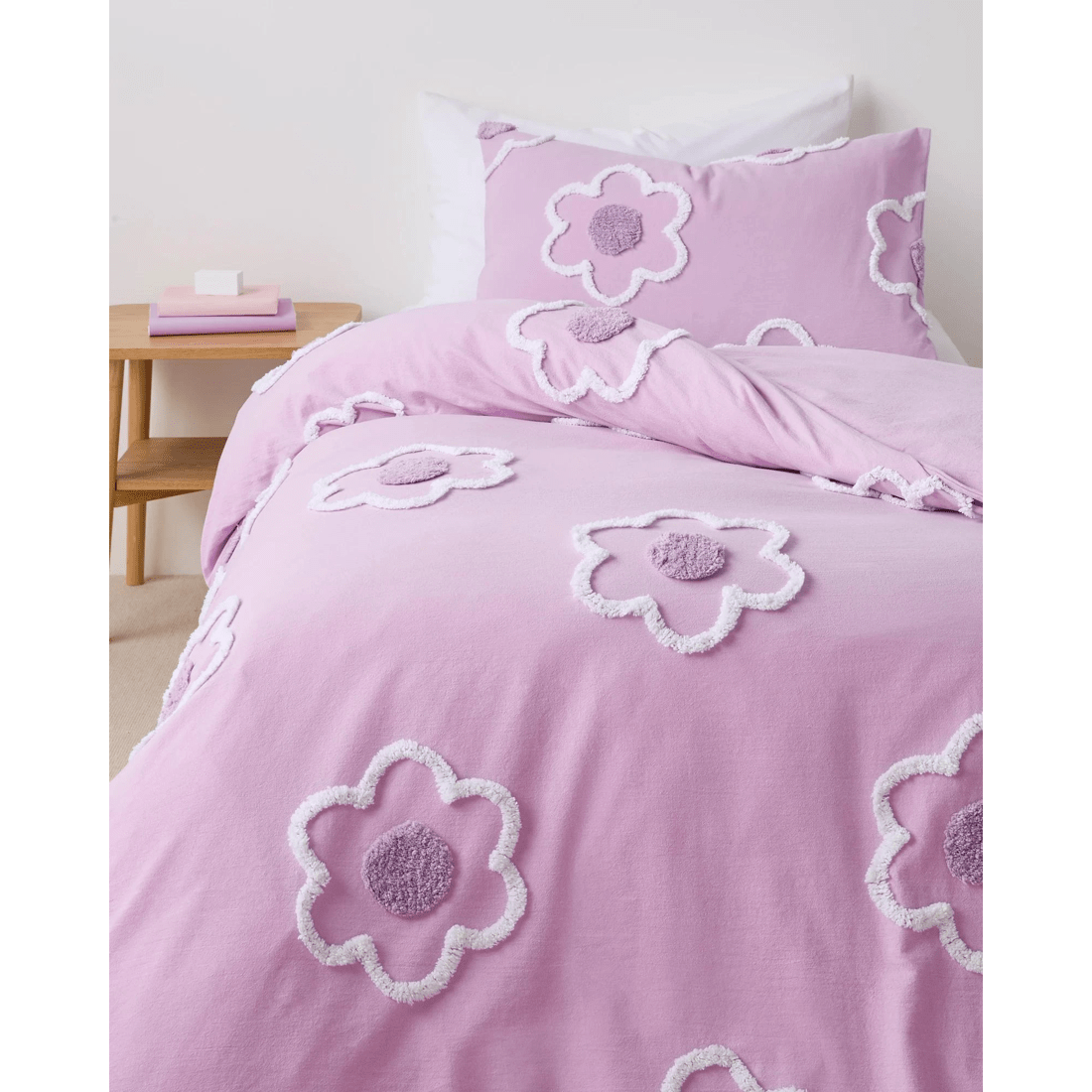 1 Target Indi Floral Tufted Quilt Cover Set - Purple, 1 of 3