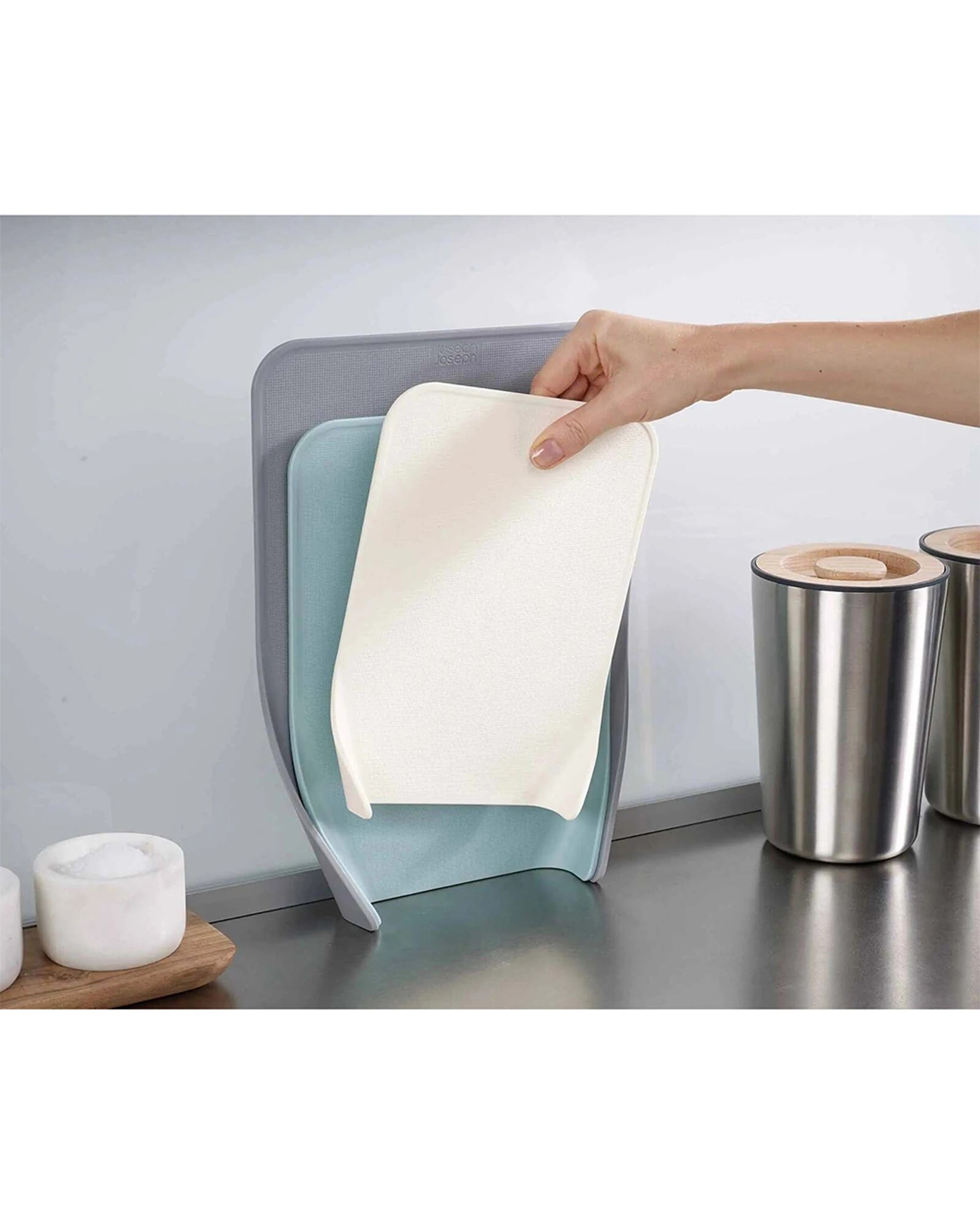 3 Joseph Joseph 3pc Nest Chop Chopping Board Set Opal - Multi, 3 of 6