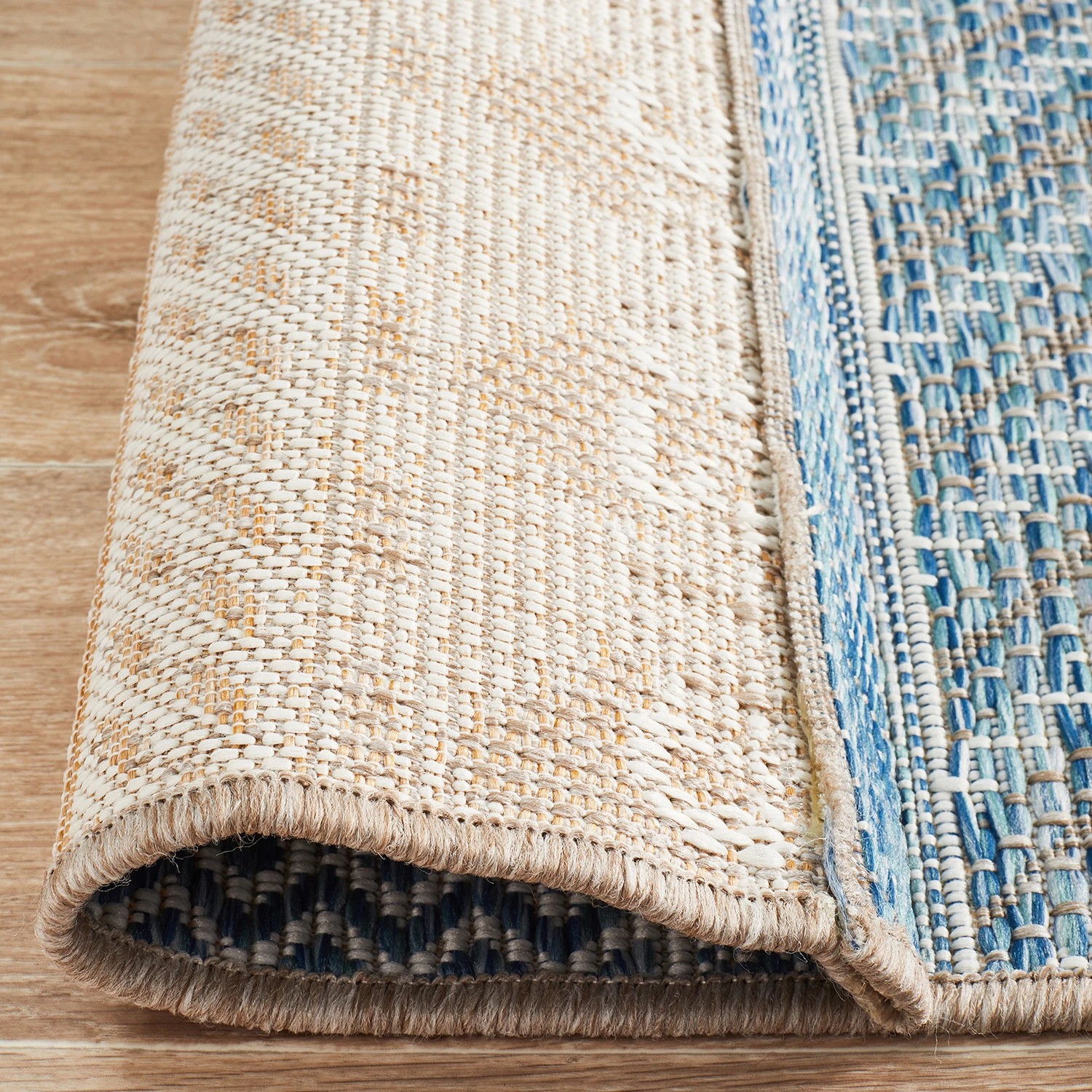 7 Common Ground Rugs Portico 5505 Outdoor 300x80cm Runner - Medium Pet Friendly Rug - Blue, 7 of 7