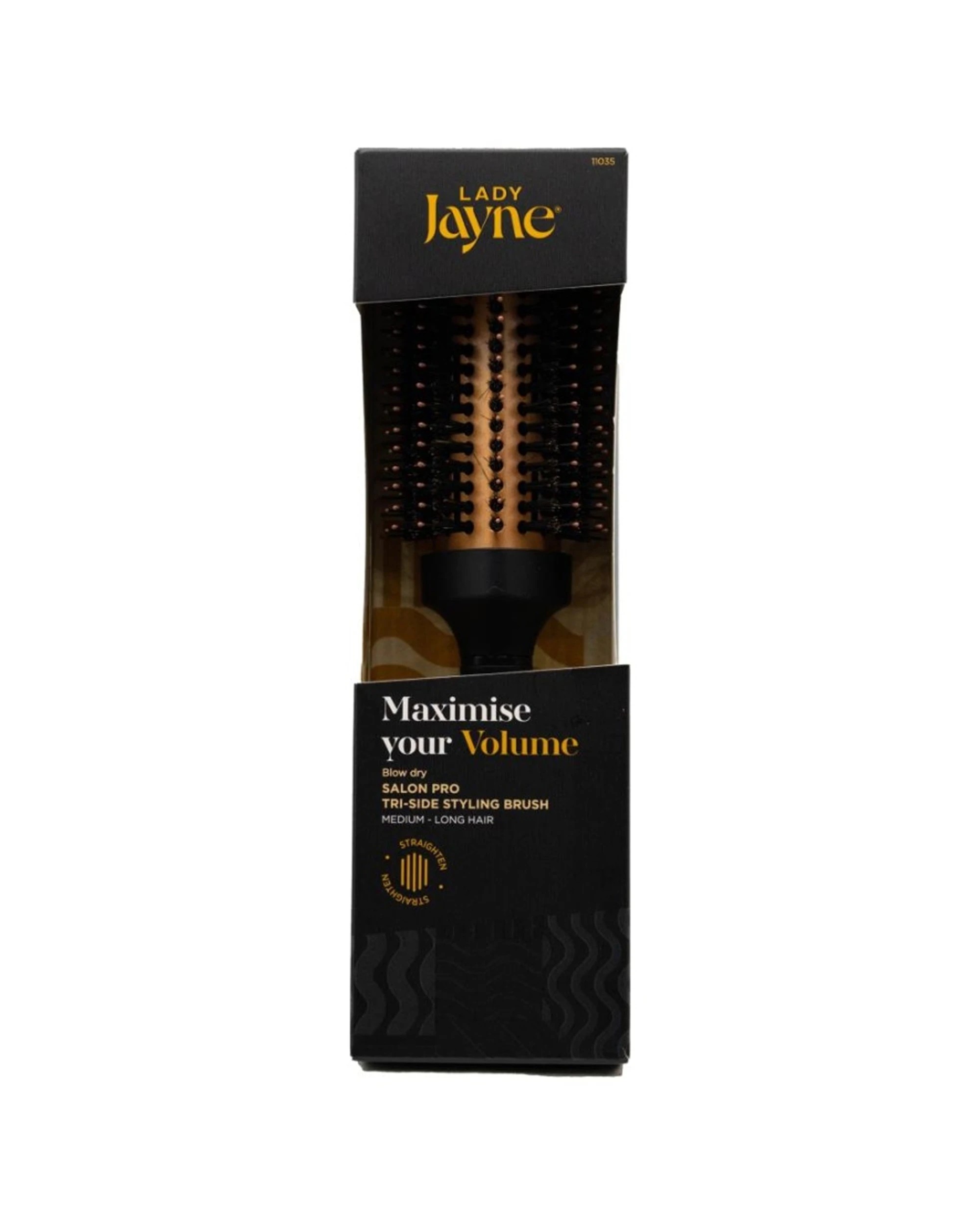 2 Lady Jayne 6PK Tri-Side Styling Brush Volume For Medium/Long Hair - Multi, 2 of 4