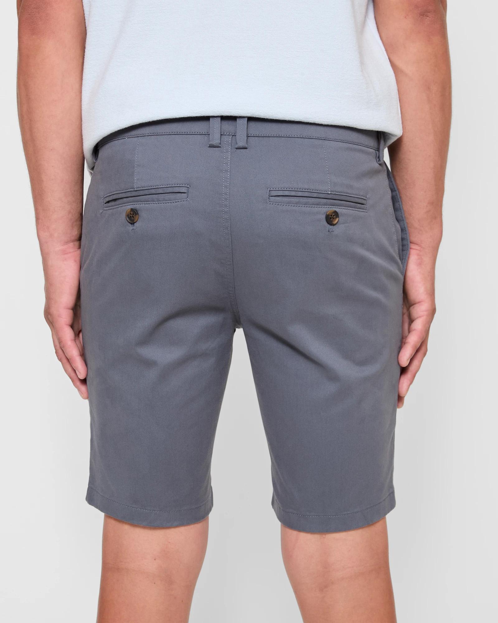 4 Target Australian Cotton Blend Slim Chino Shorts TURBULENCE, 4 of 5