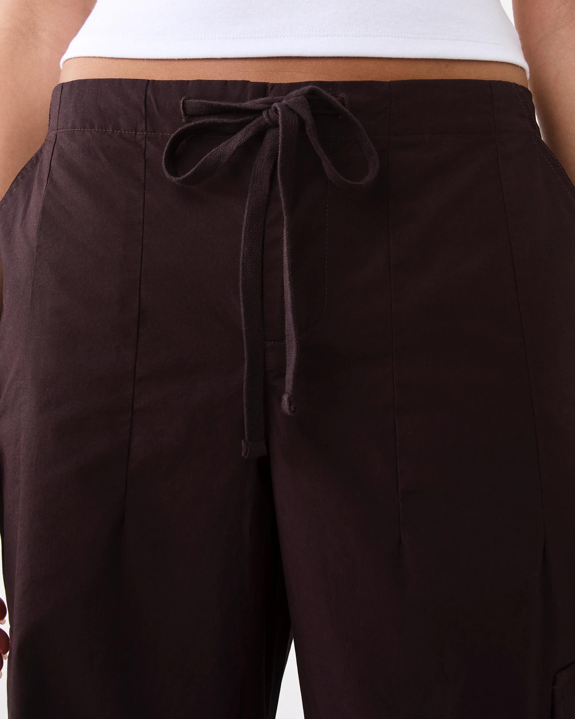 5 Balloon Leg Cargo Pants Choc Plum, 5 of 10