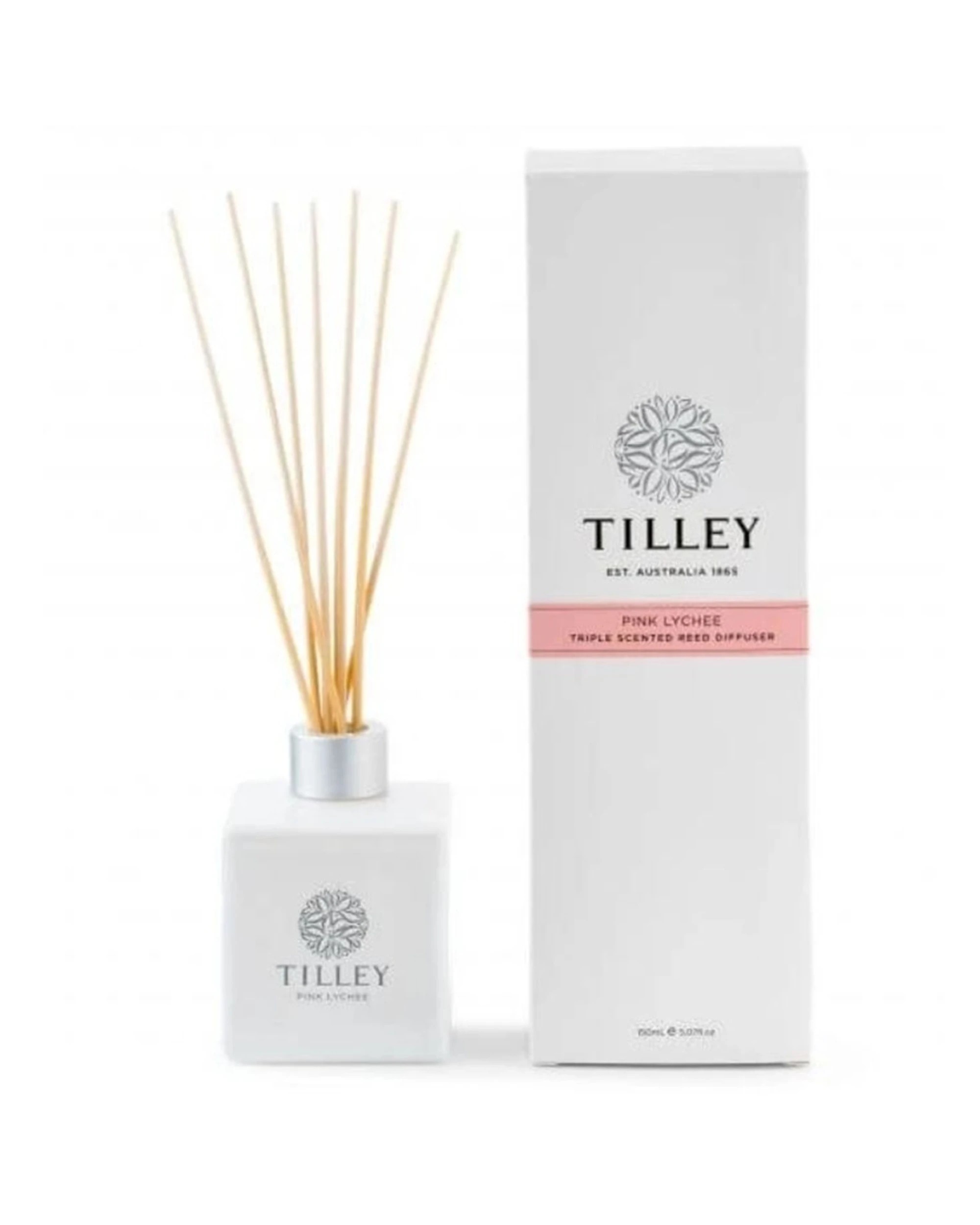 1 Tilley's Reed Diffuser Pink Lychee 150ml - White, 1 of 1