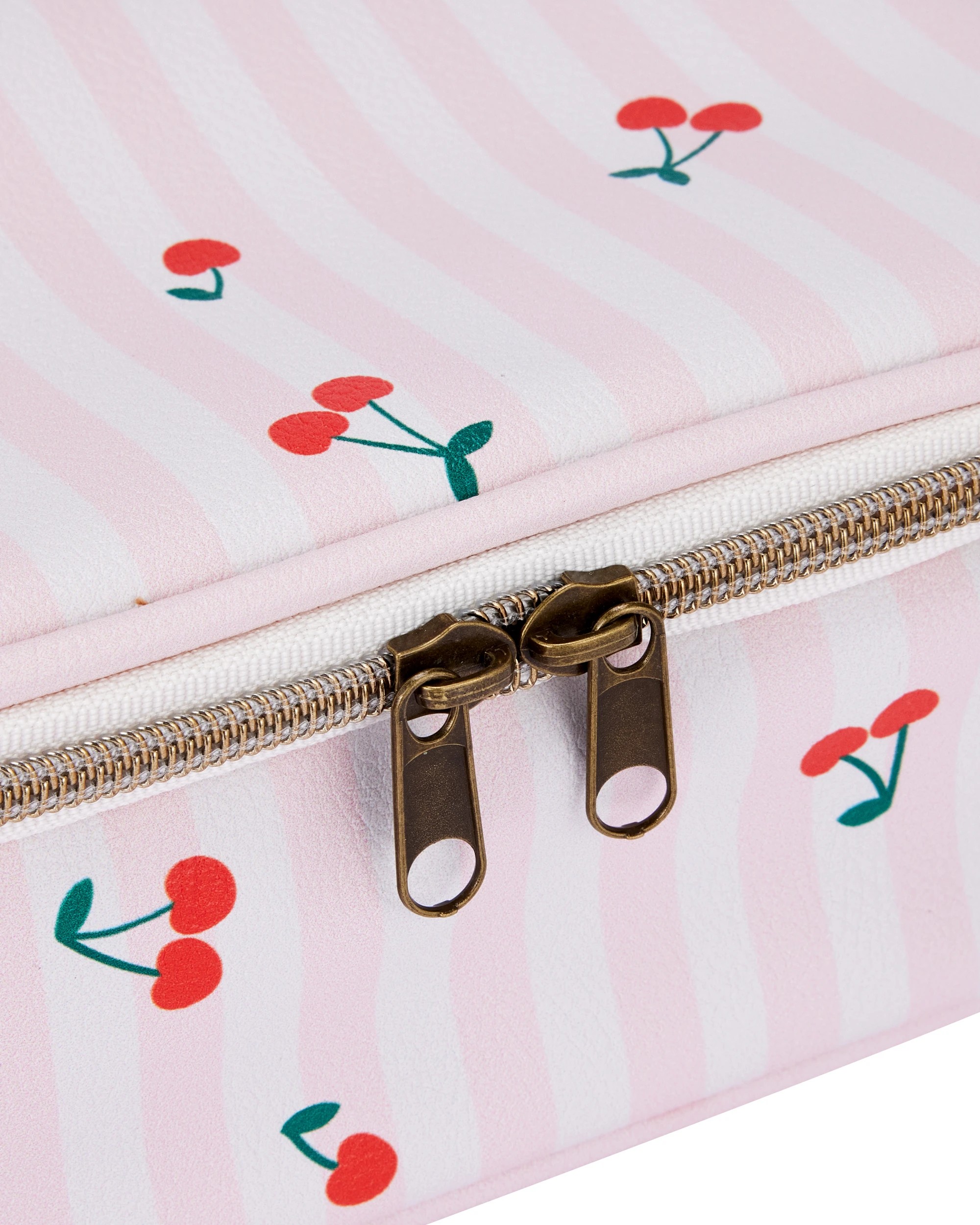 3 Zip Top Pencil Case - Cherry, 3 of 6