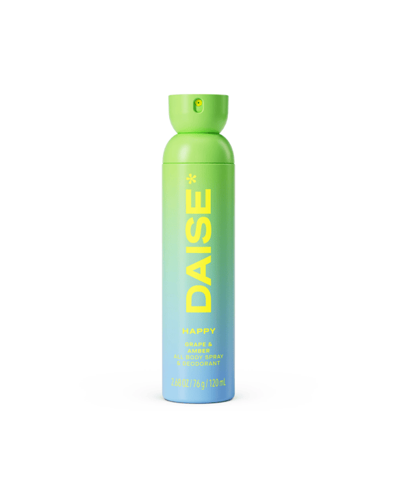 DAISE Happy All Body Spray and Deodorant 120ml - Grape and Amber Scent