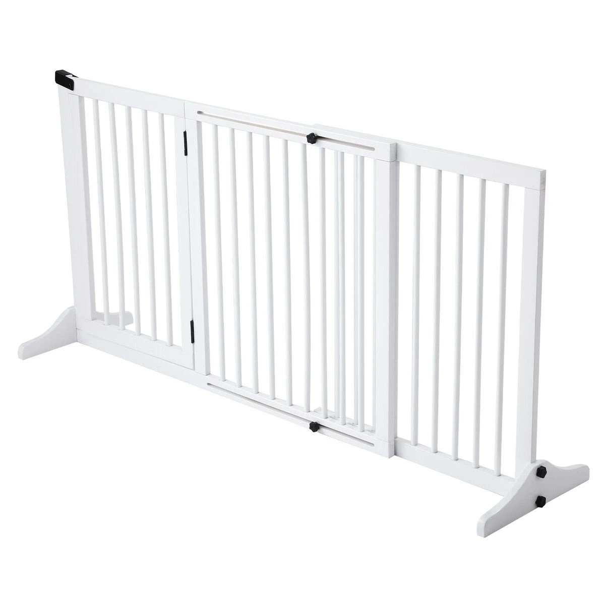 2 Pet Scene Pet Puppy Gate Dog Fence Safety Guard White, 2 of 7