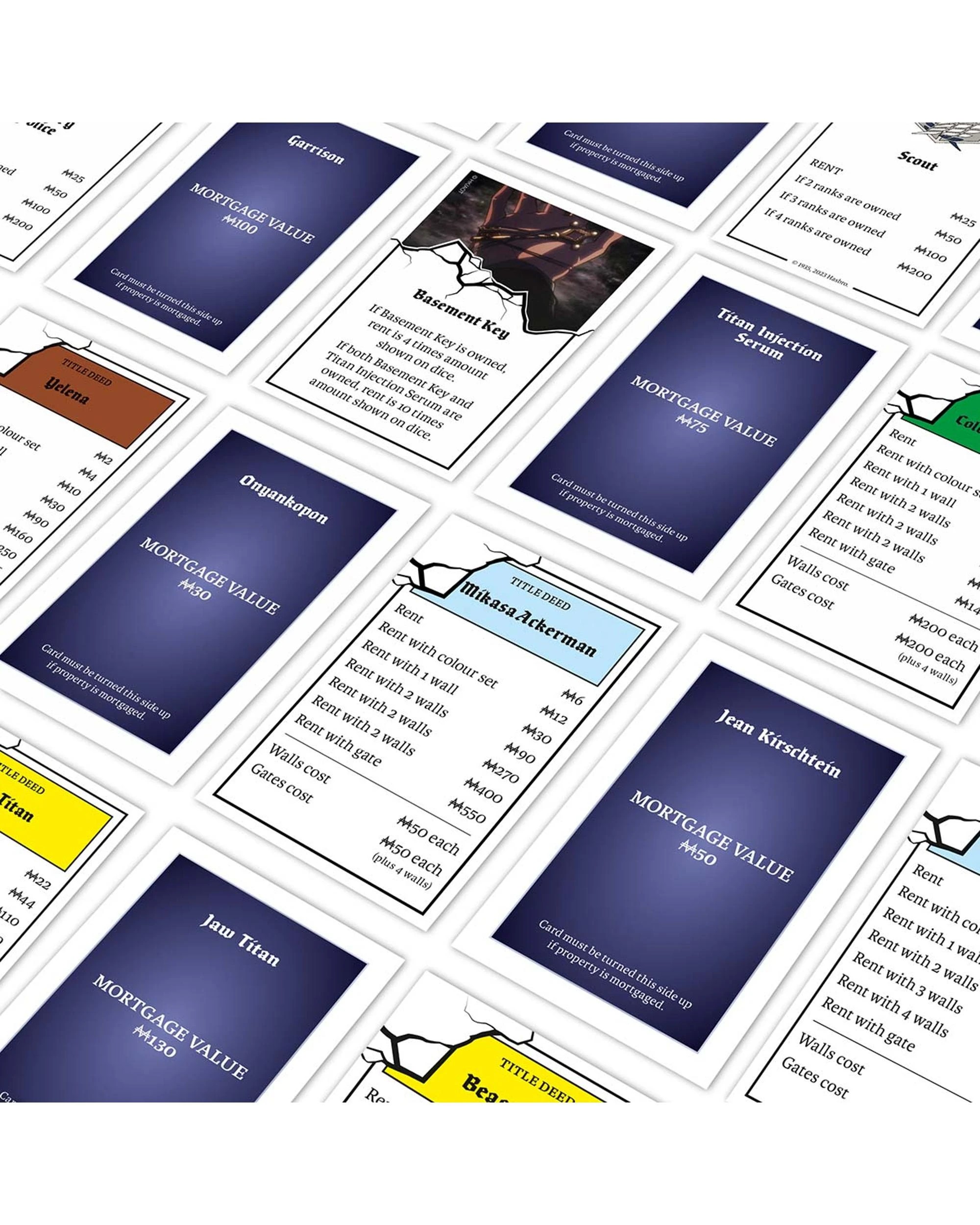 4 Winning Moves Monopoly Attack On Titan Final Season Edition Board Game, 4 of 7