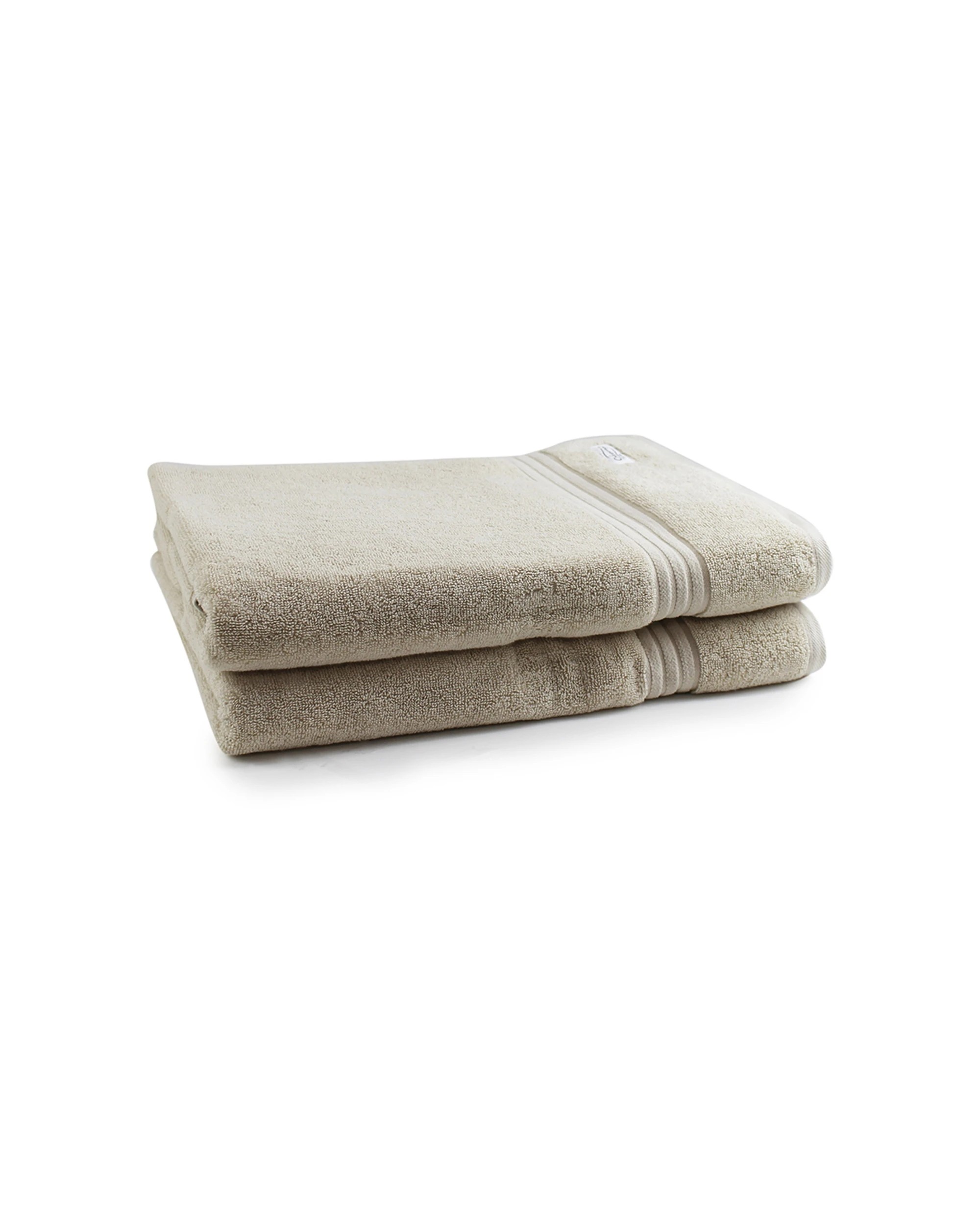 1 Onkaparinga Flinders Bath Sheet 600GSM Linen 2pc 90x167cm - Natural, 1 of 1