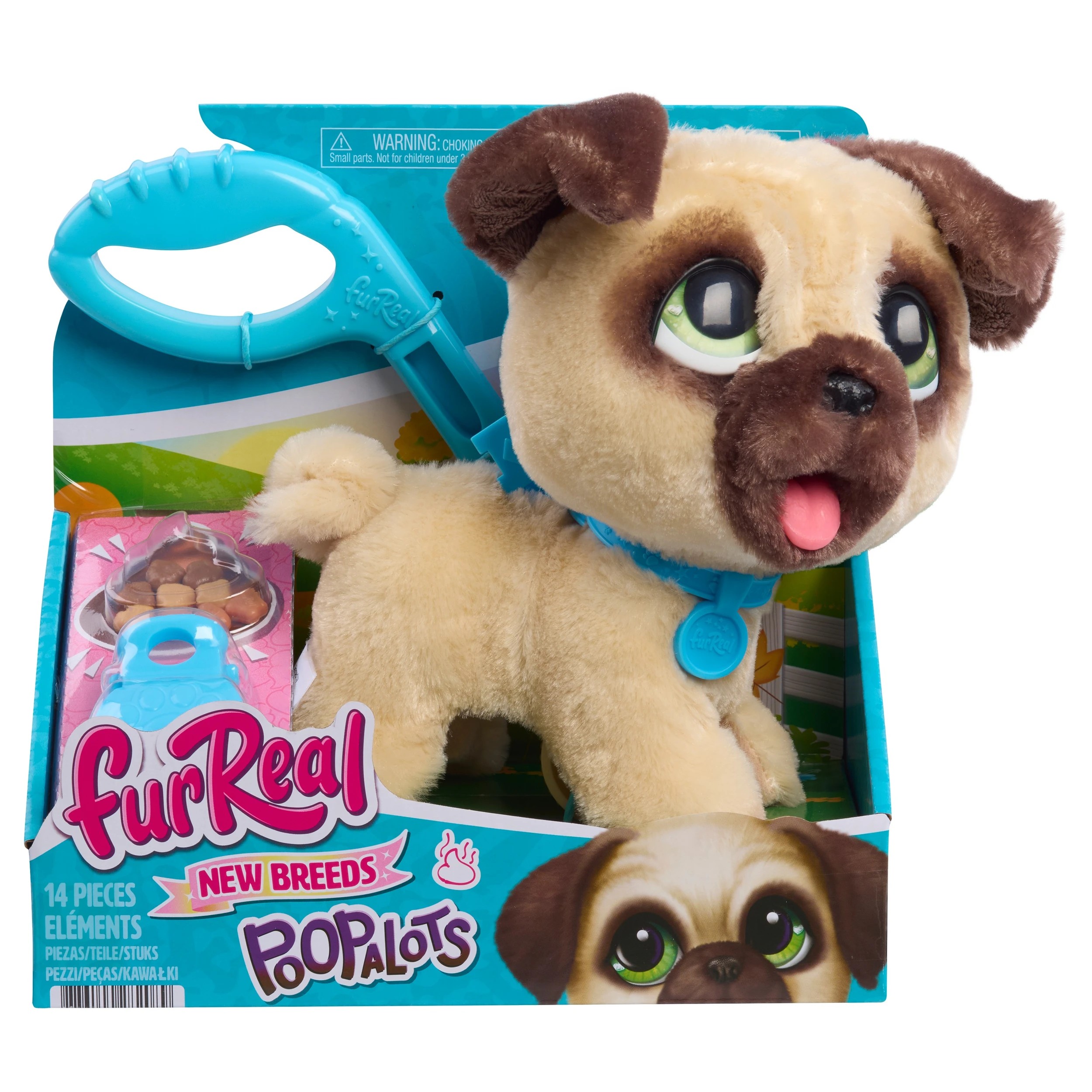 1 14 Piece furReal New Breeds Poopalots Pug Plush Toy, 1 of 2
