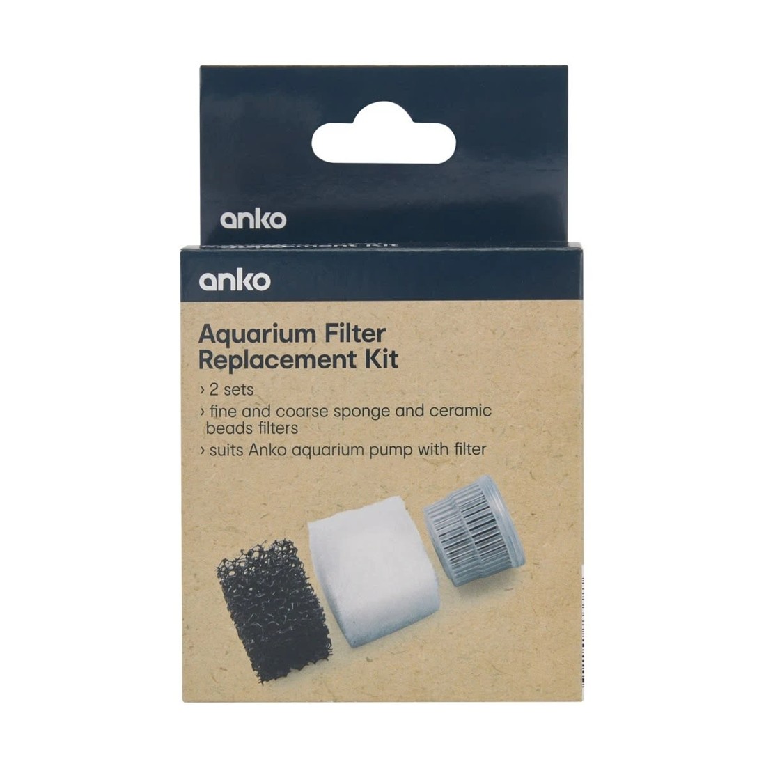 3 Aquarium Filter Replacement Kit, 3 of 3