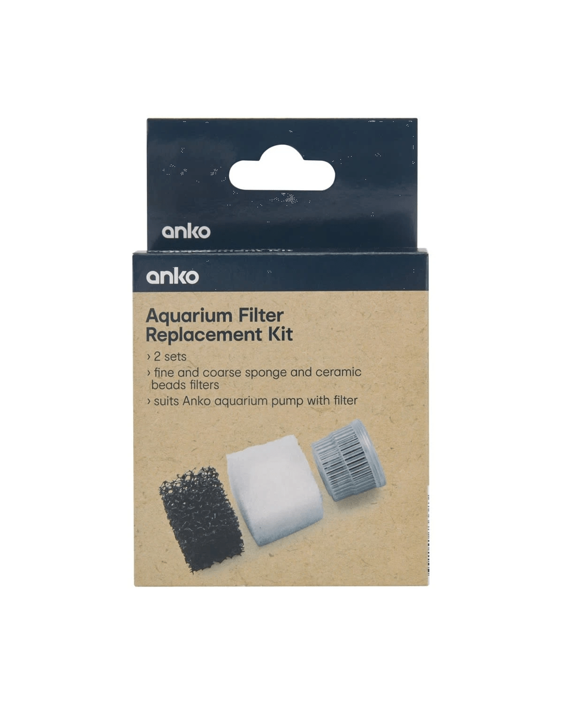 3 Aquarium Filter Replacement Kit, 3 of 3