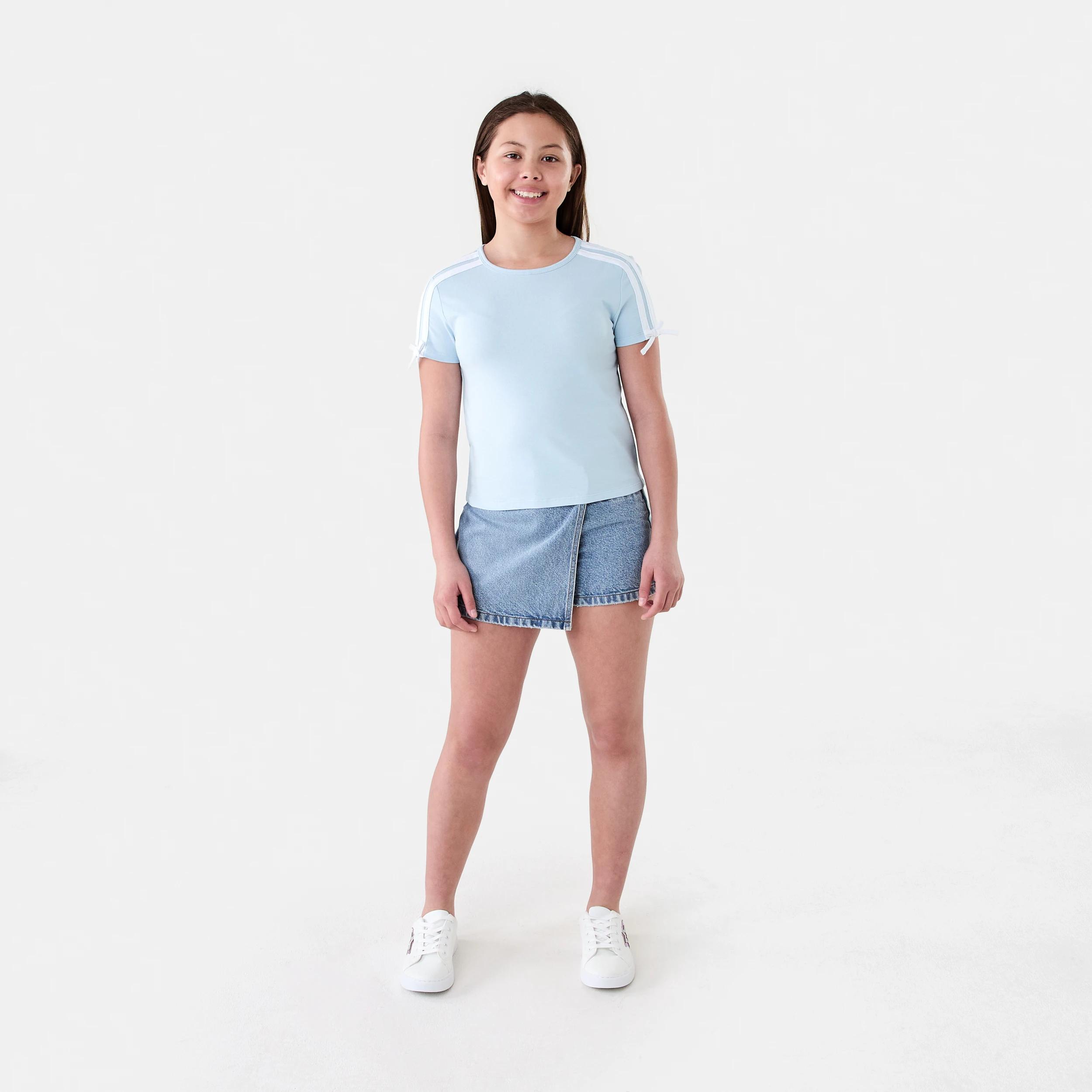 5 Short Sleeve Ringer T-shirt Ice Mist, 5 of 6